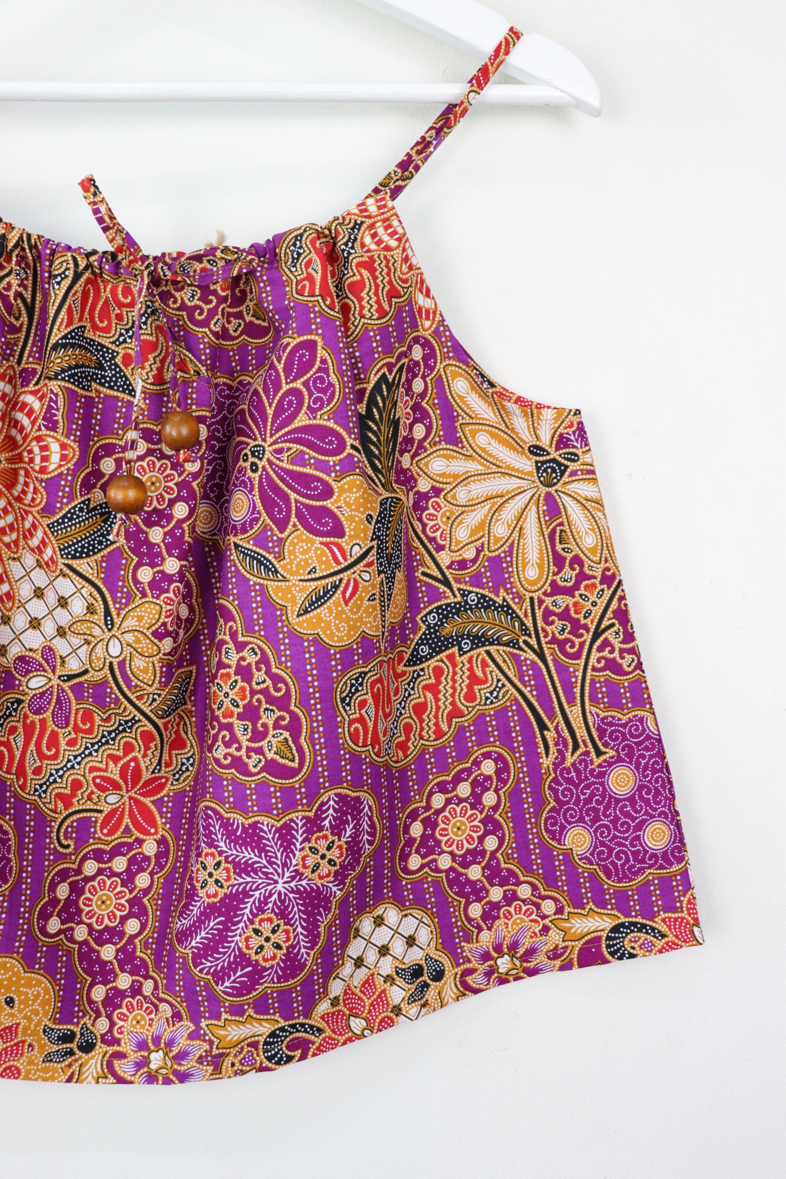 Getaway Batik Top - Coral Cloud (S/M/L)