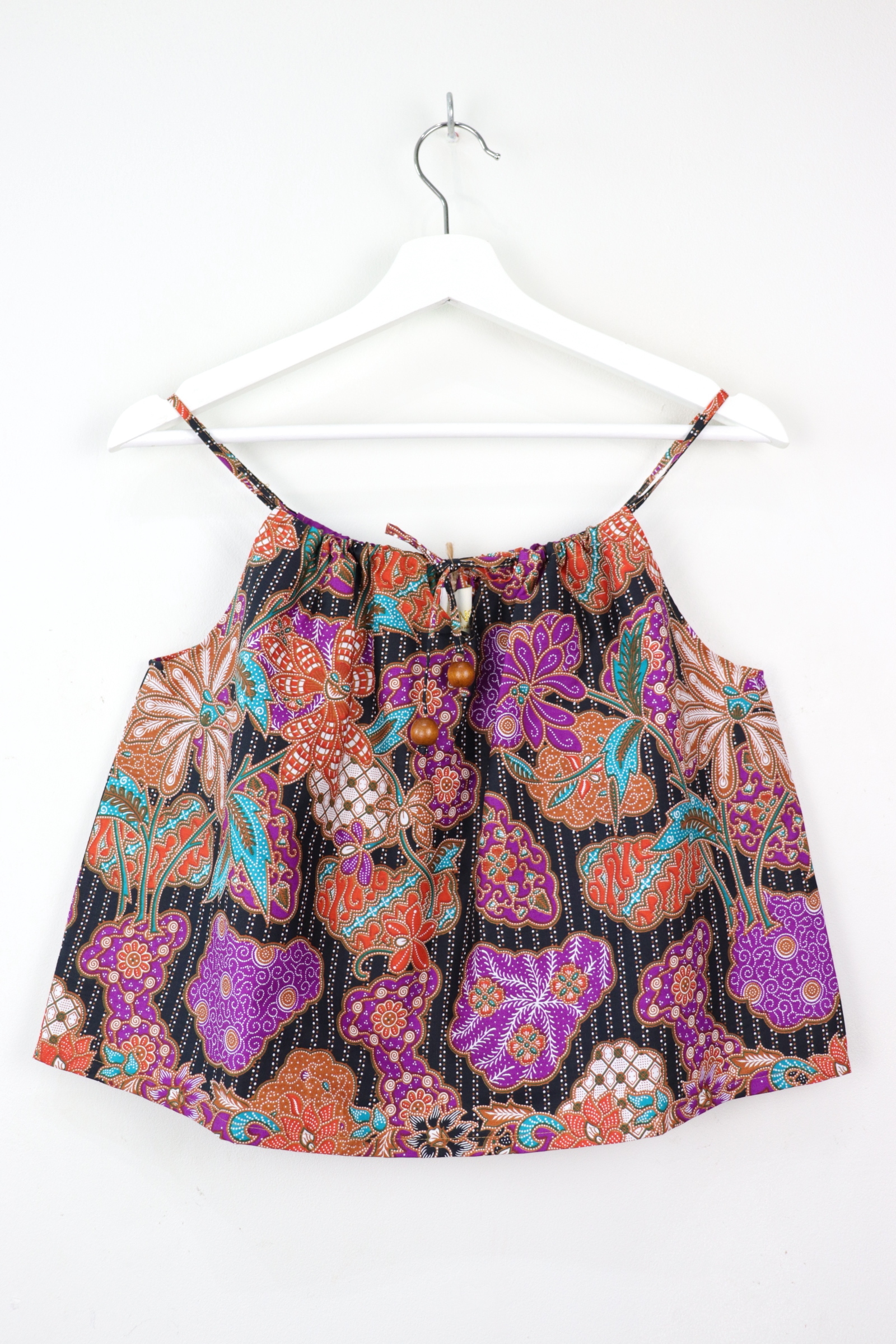 Getaway Batik Top - Purple Rain  (S/M/L)