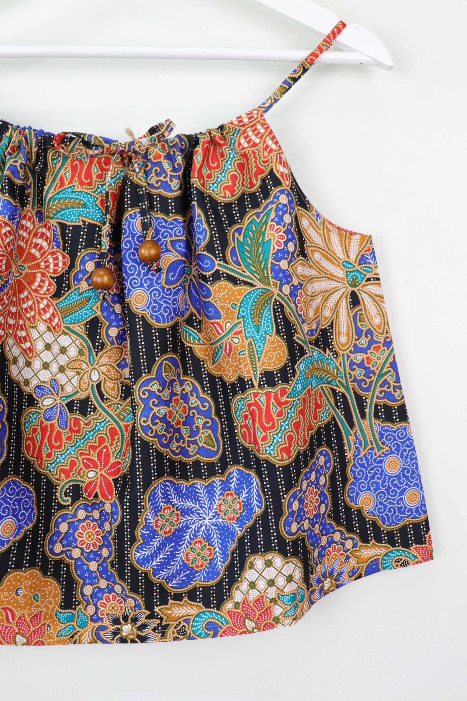 Getaway Batik Top - Blue Rain (S/M/L)