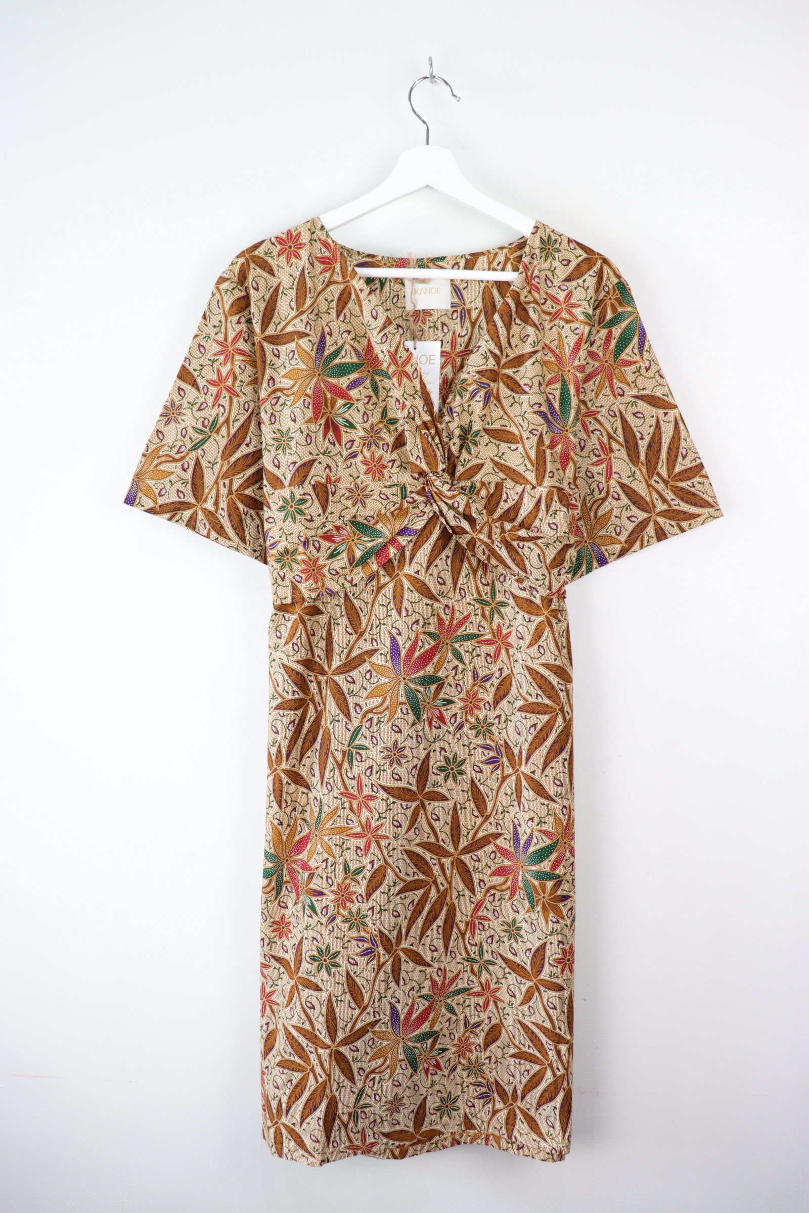 Twisted Front Dress - Cozy Warmth (Purple)