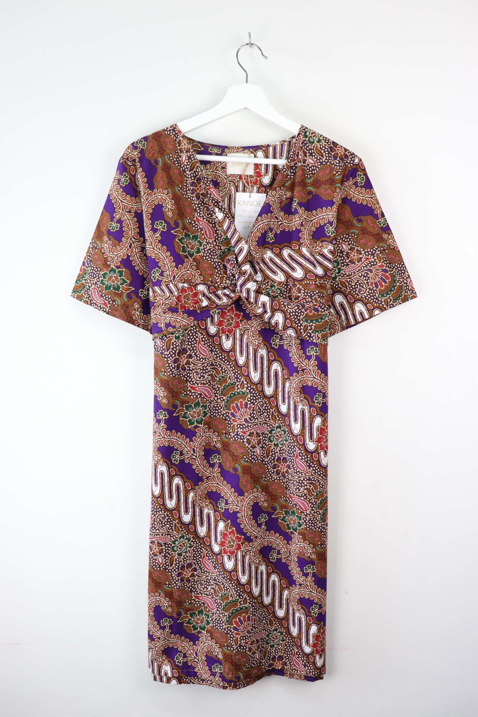 Twisted Front Dress - Amethyst Heart