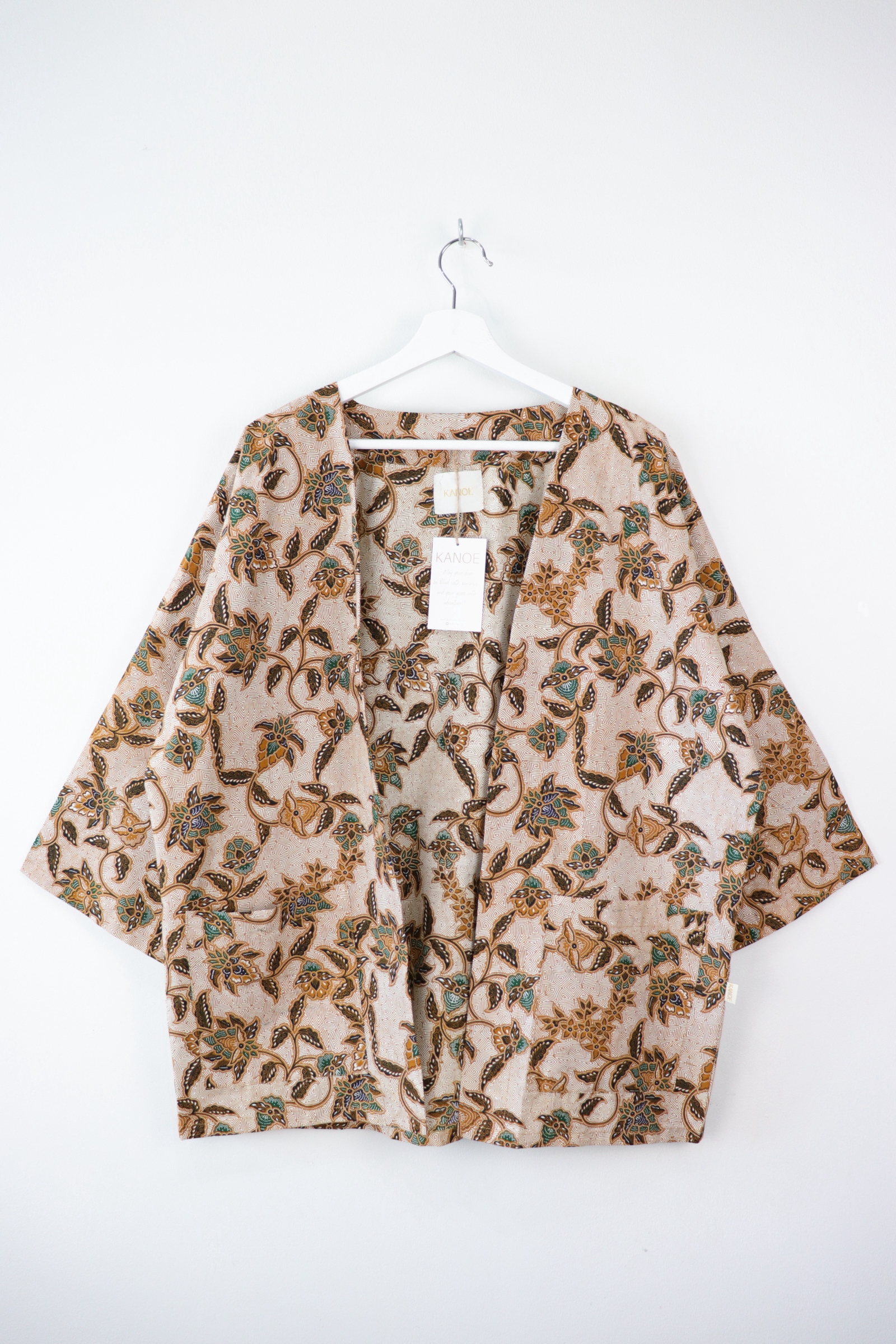 Batik Kimono Basic - Wheat (Green)