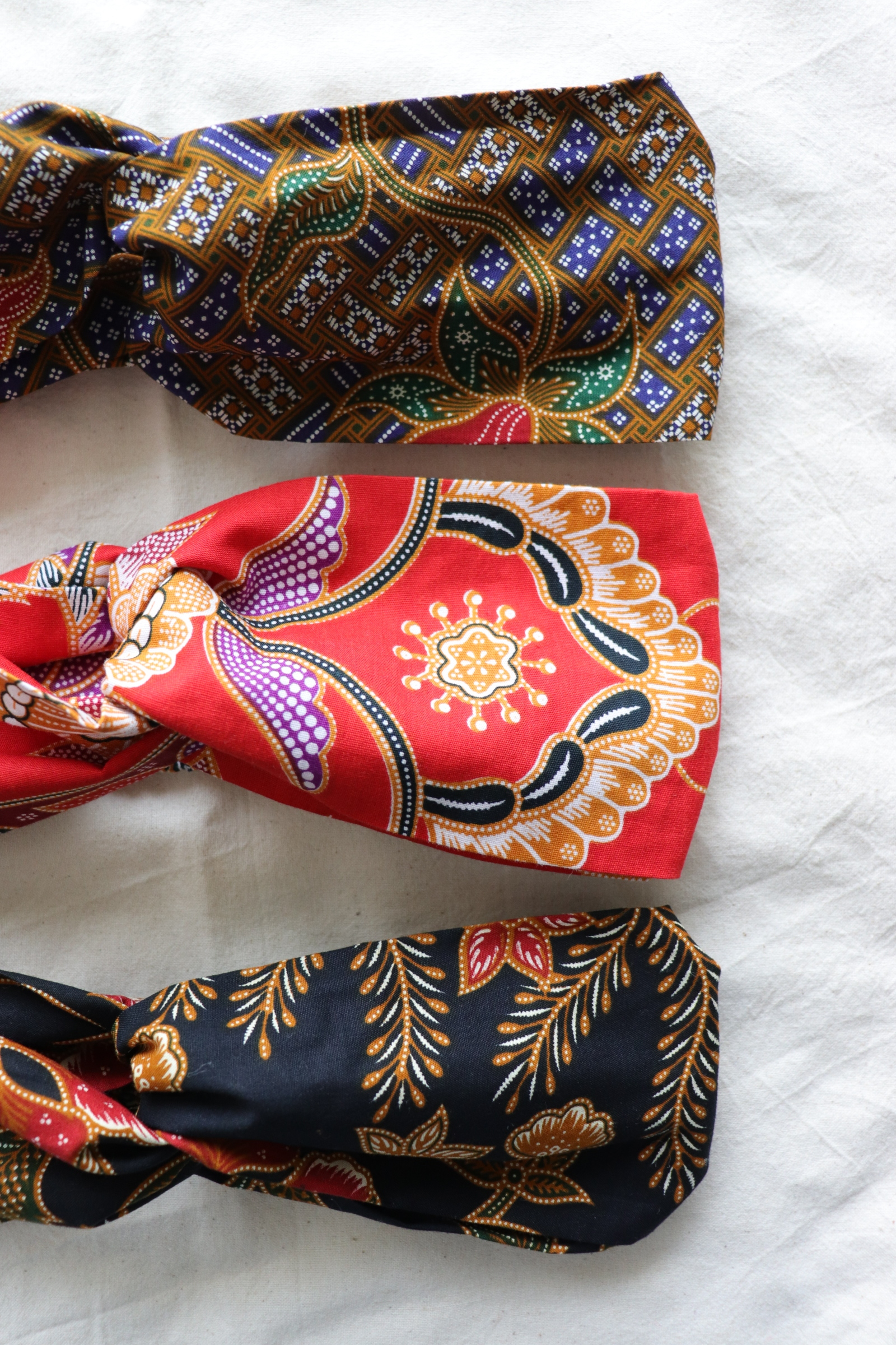 Crossover Batik Headbands [Set of 3] - Laksa