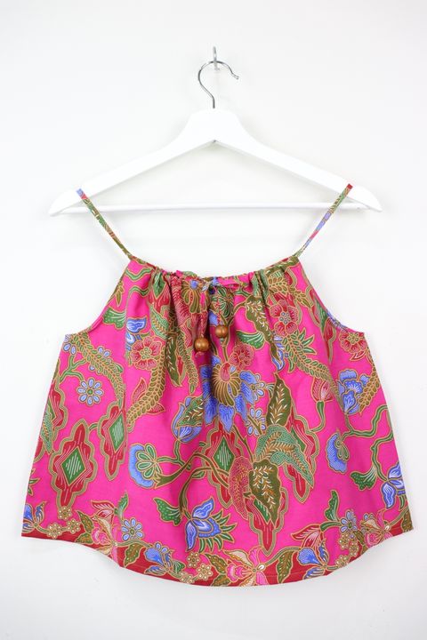 drawstring batik top22