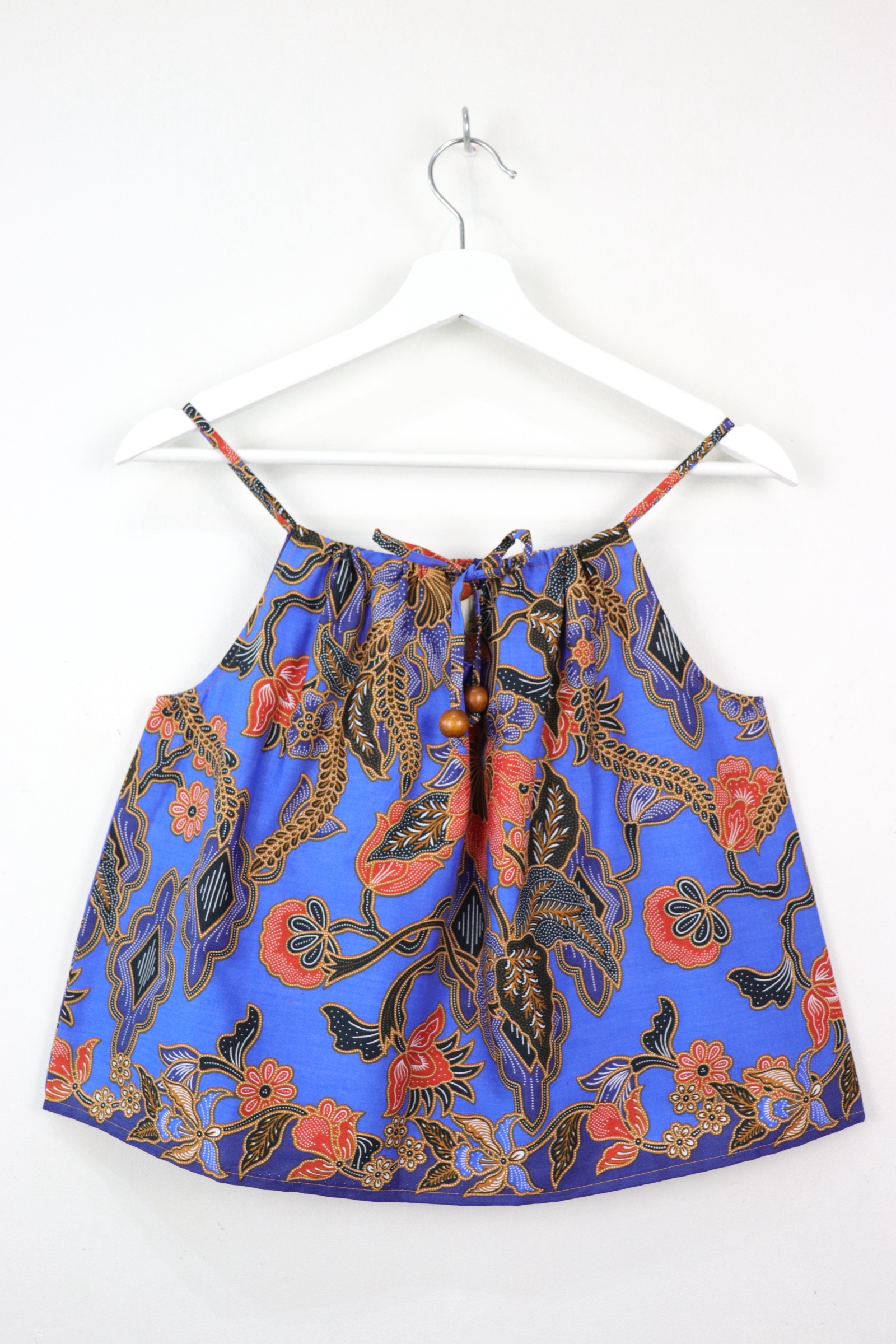 Getaway Batik Top - Blue Blossom  (S/M/L)
