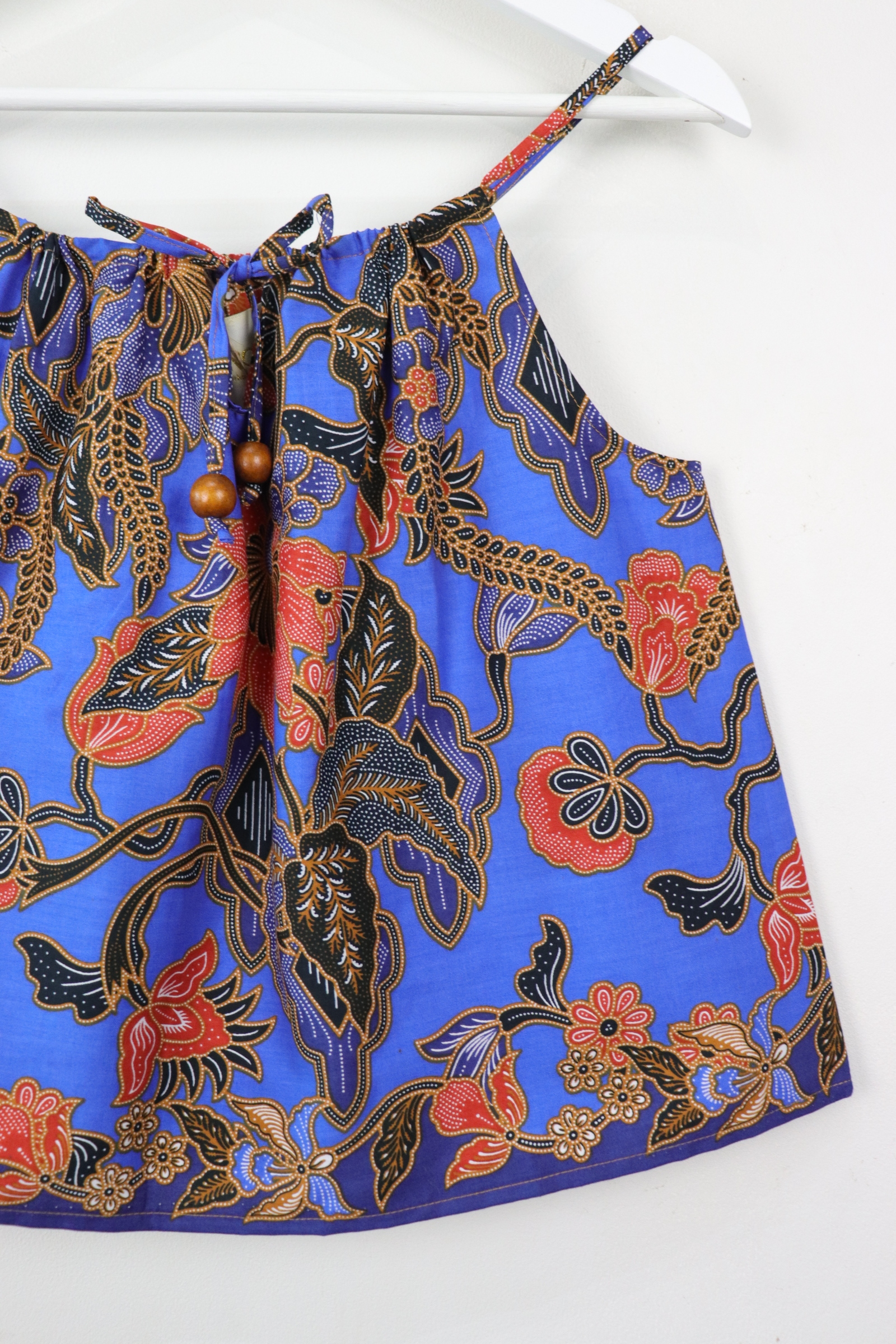 Getaway Batik Top - Blue Blossom  (S/M/L)