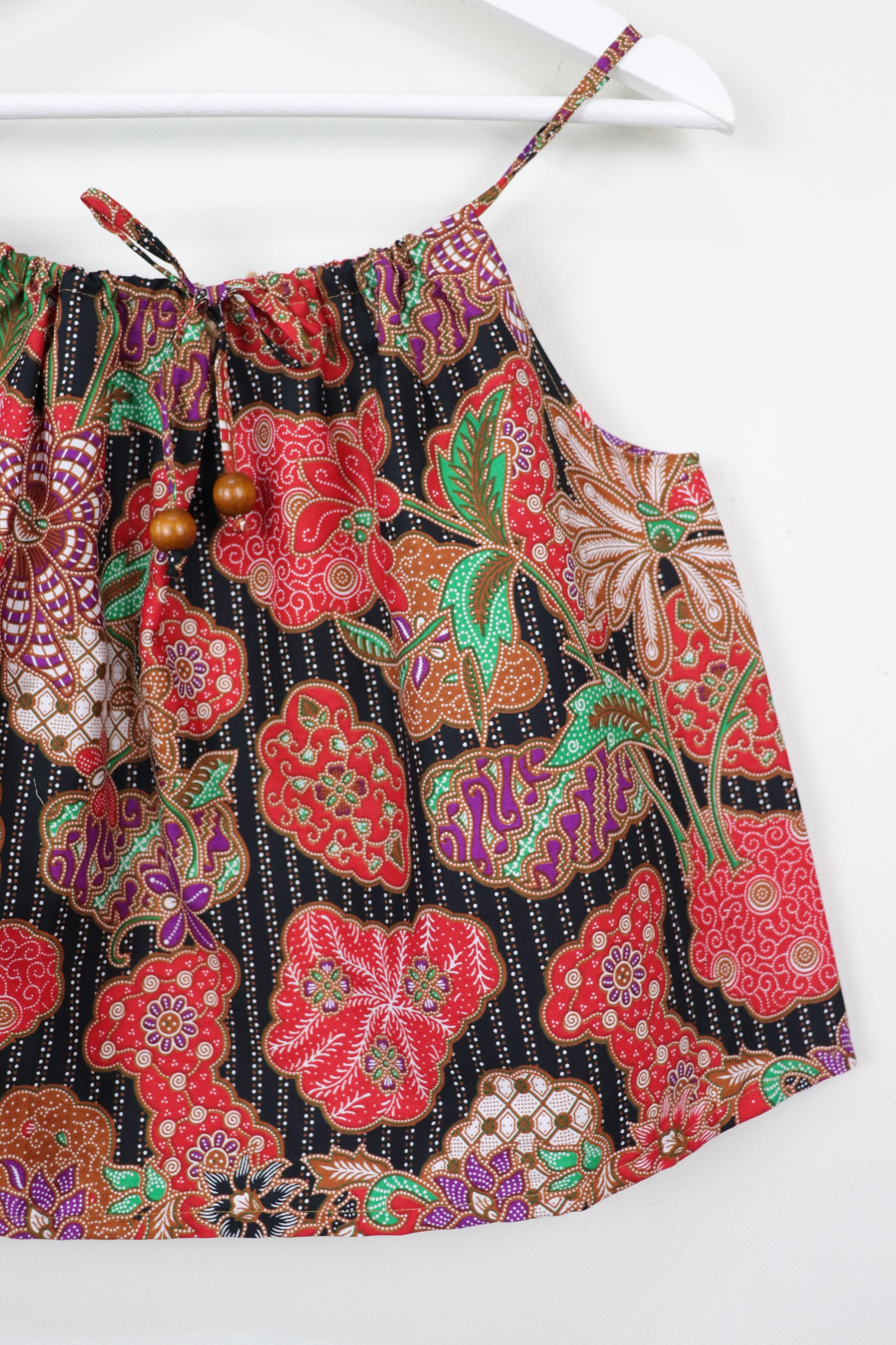 Getaway Batik Top - Red Rain (S/M/L)
