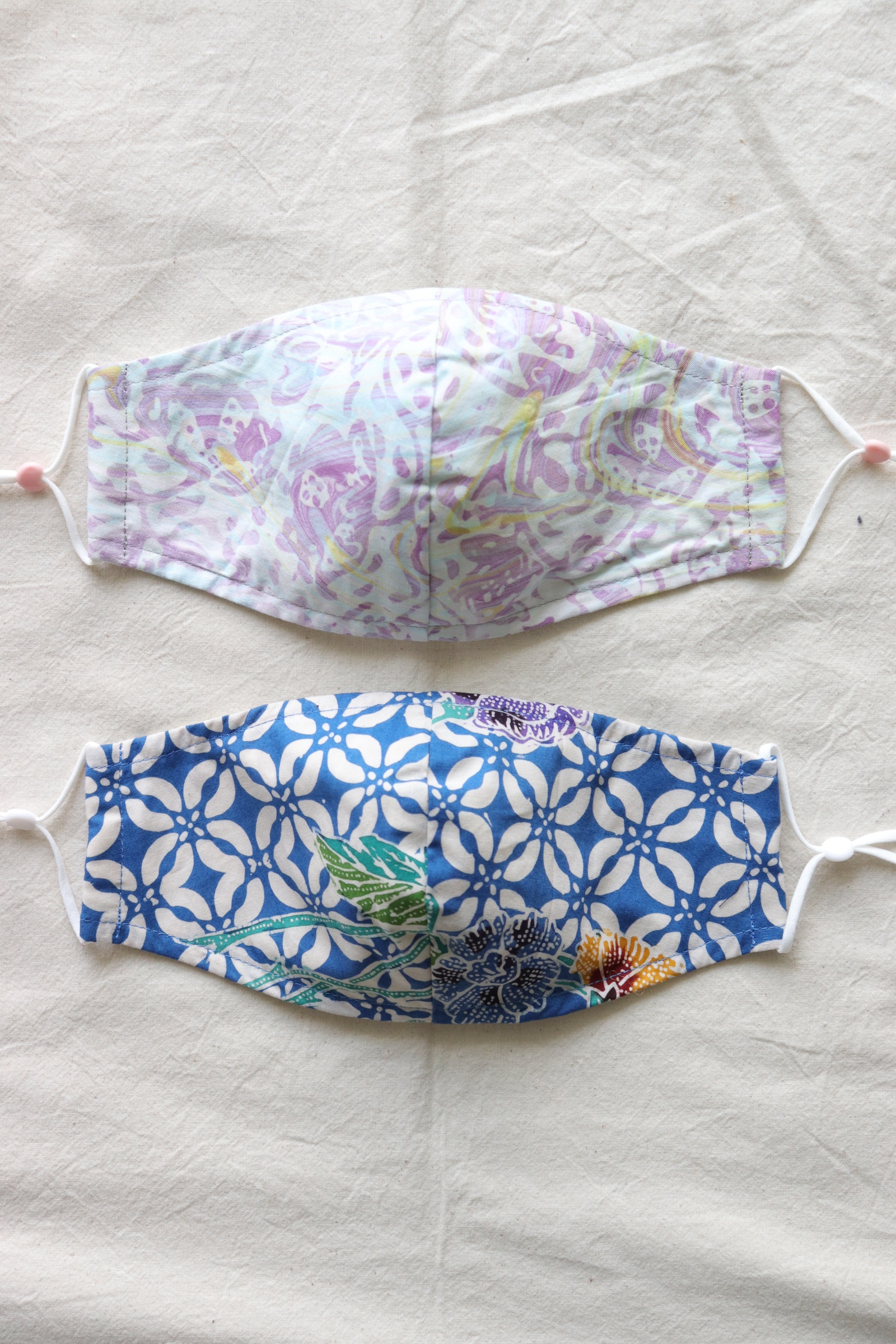 Handmade Batik Mask - Icy Cool