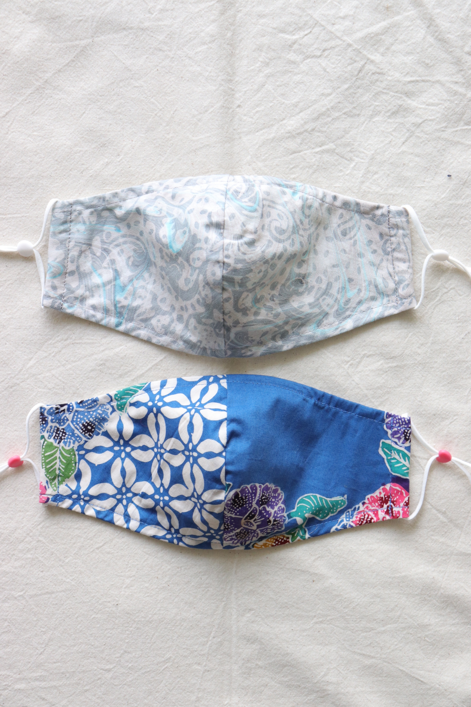 Handmade Batik Mask - Milky Sky