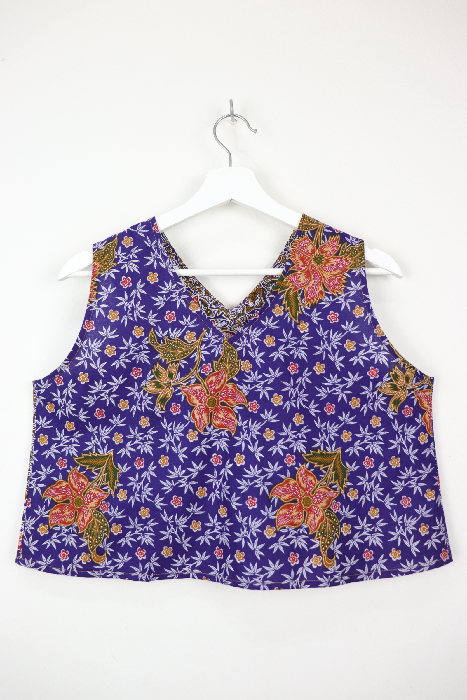 Two-Tone Napkin Batik Top - Pulut Yam (M)