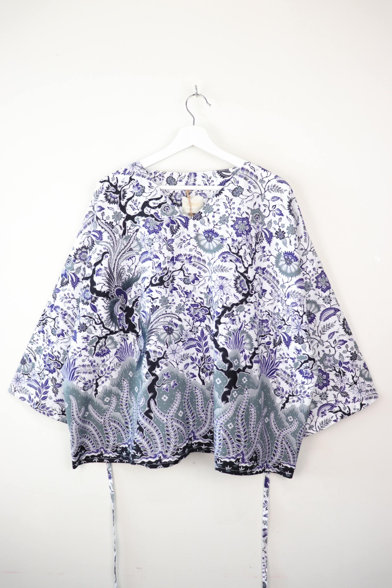 BIG GIRL Batik Top - Big BIANCO (Blue) 