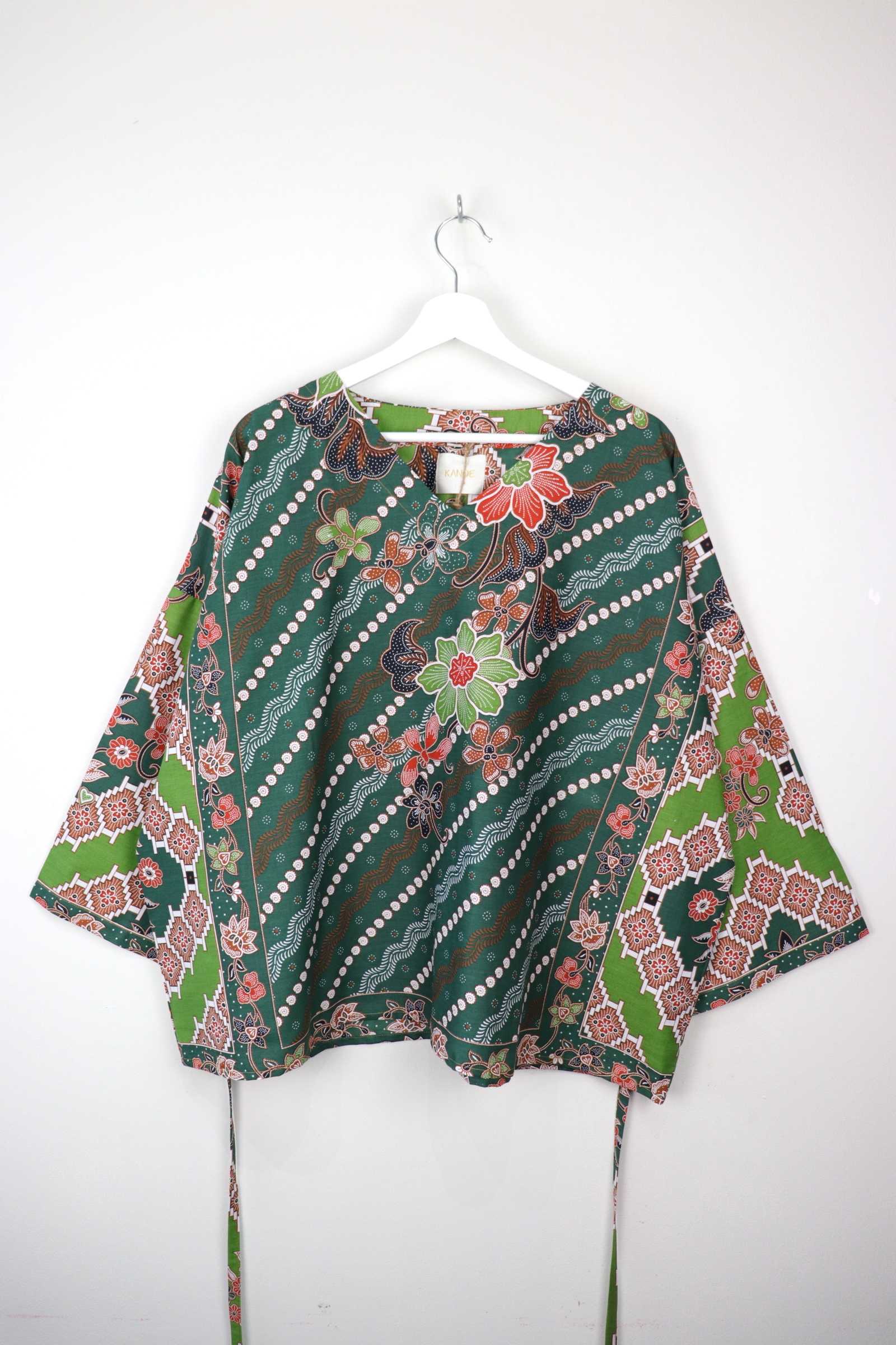 BIG GIRL Batik Top - Big TREEHUGGER