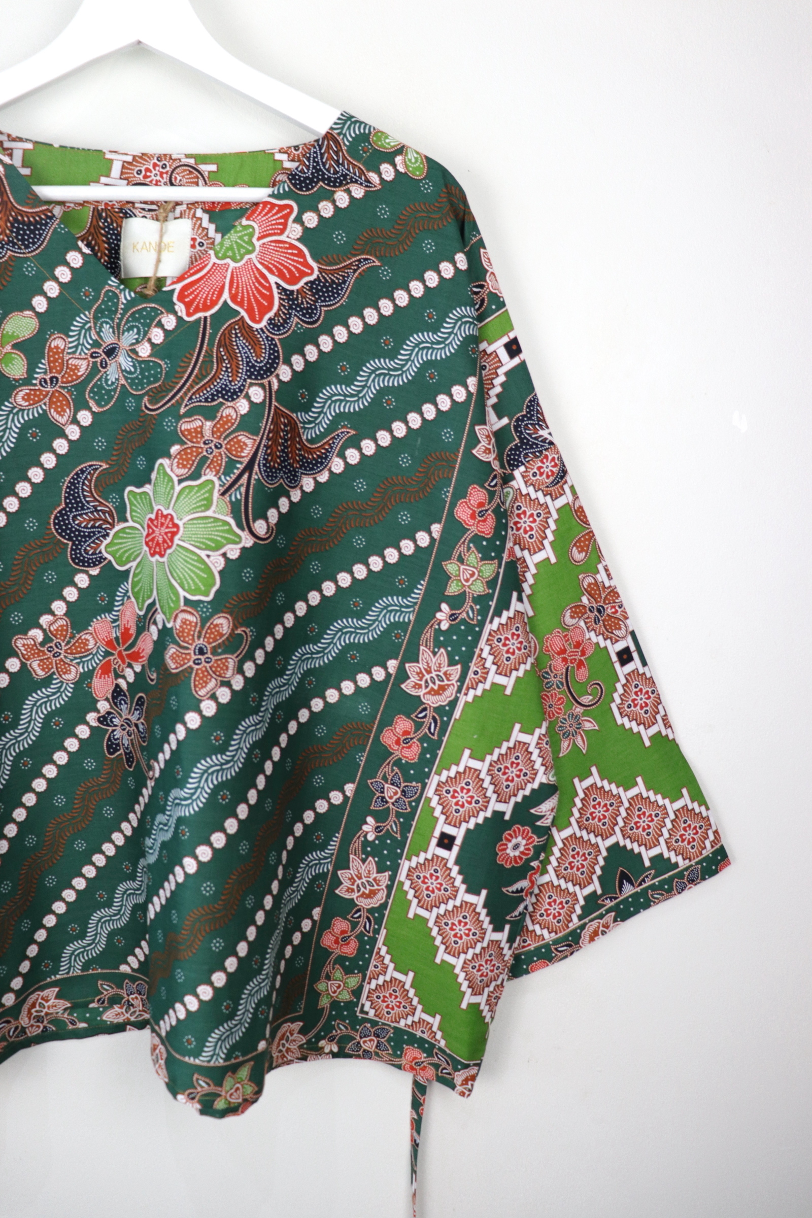 BIG GIRL Batik Top - Big TREEHUGGER