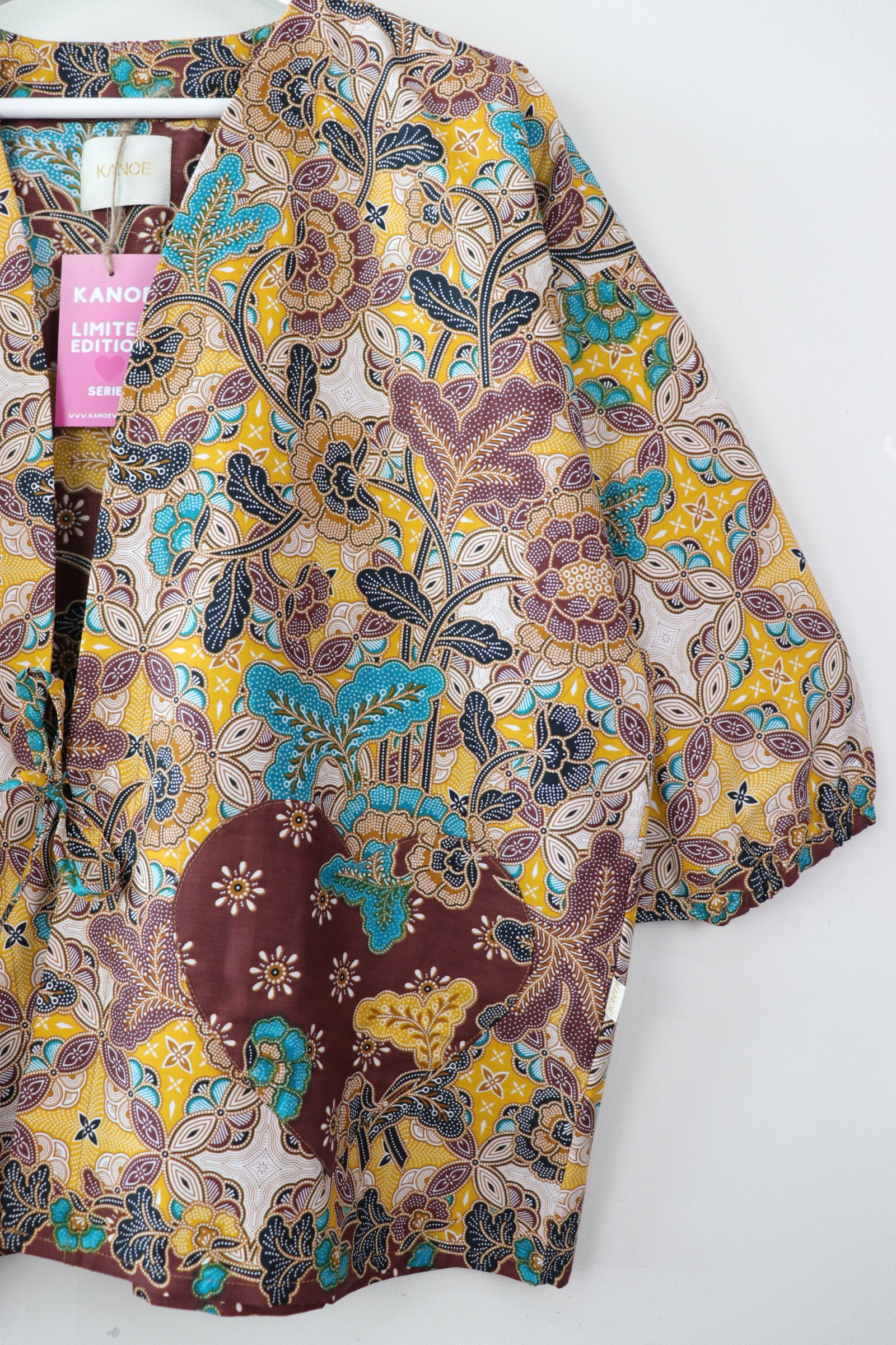 Kimono Signature Heart Pockets - Funshine Heart