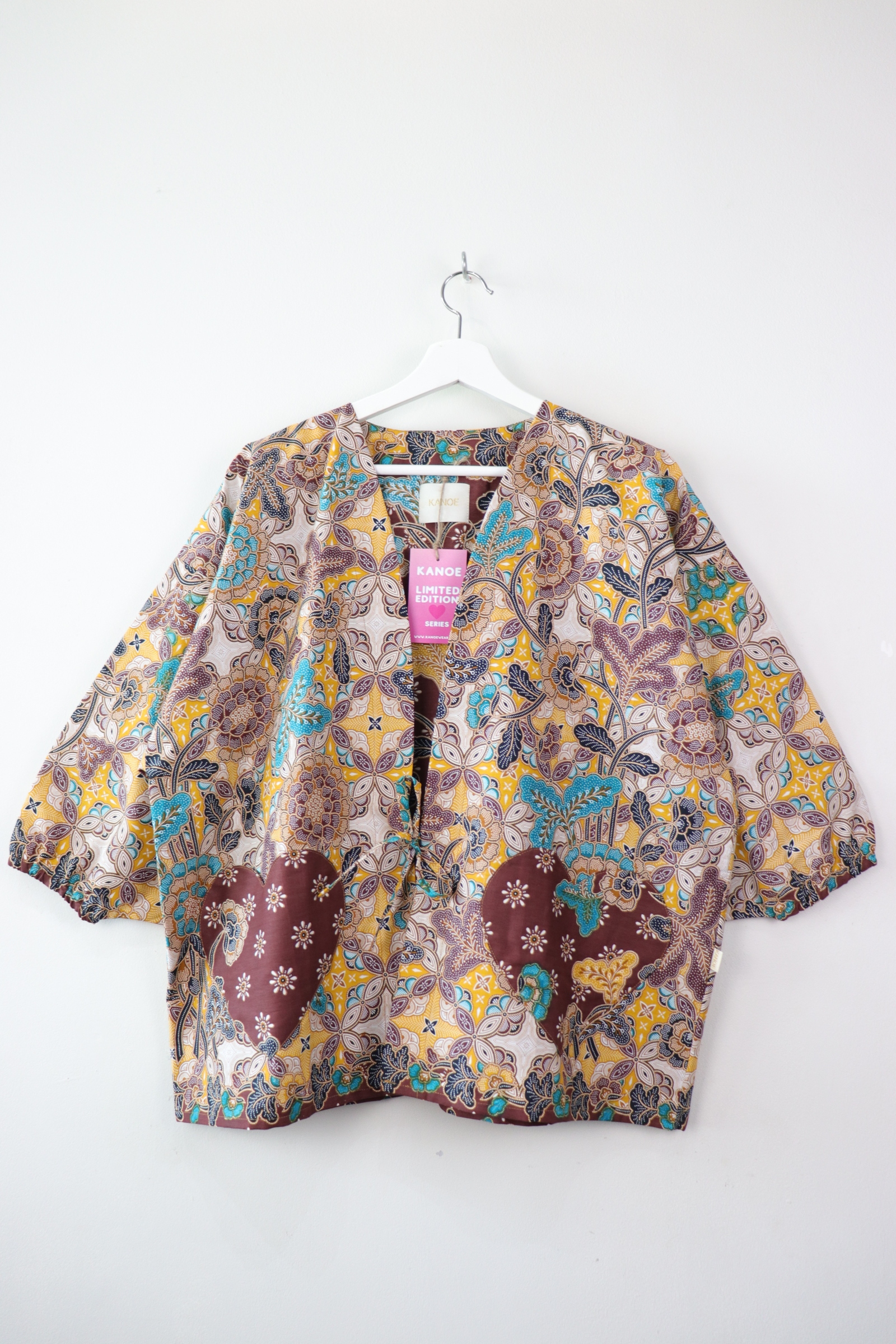 Kimono Signature Heart Pockets - Funshine Heart