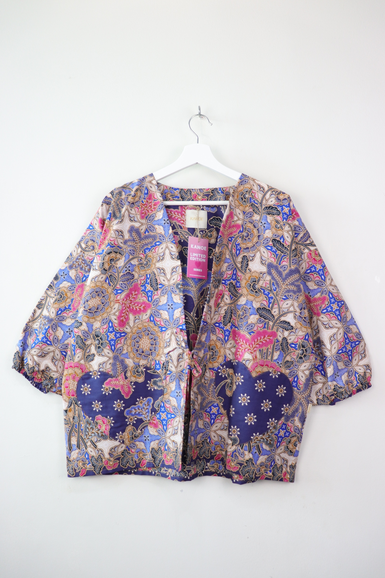 Kimono Signature Heart Pockets - Dewdrop Dazzle
