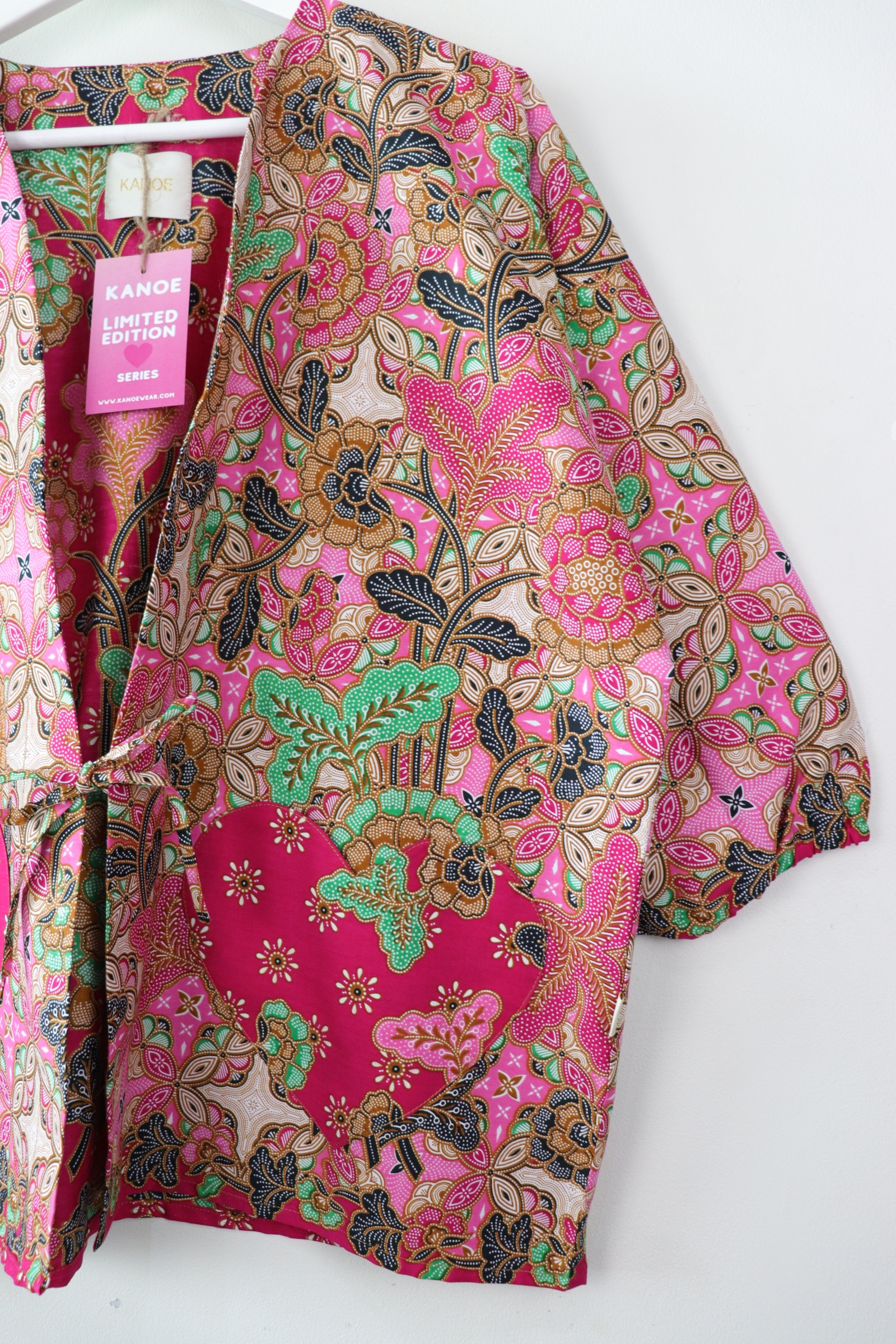 Kimono Signature Heart Pockets - Pinkie Pie