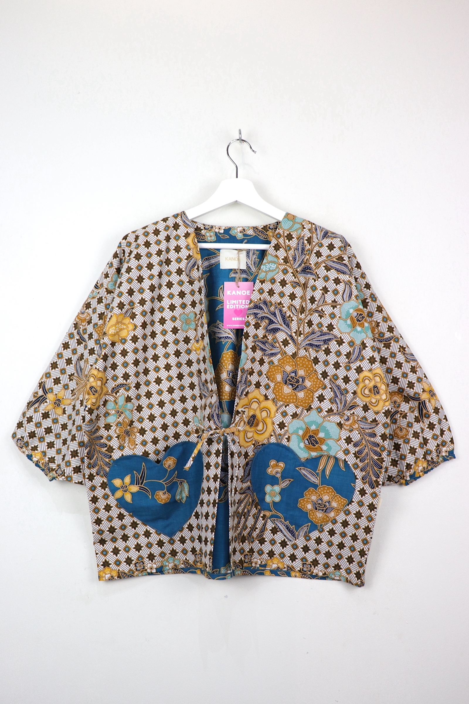 Kimono Signature Heart Pockets - Funshine Heart