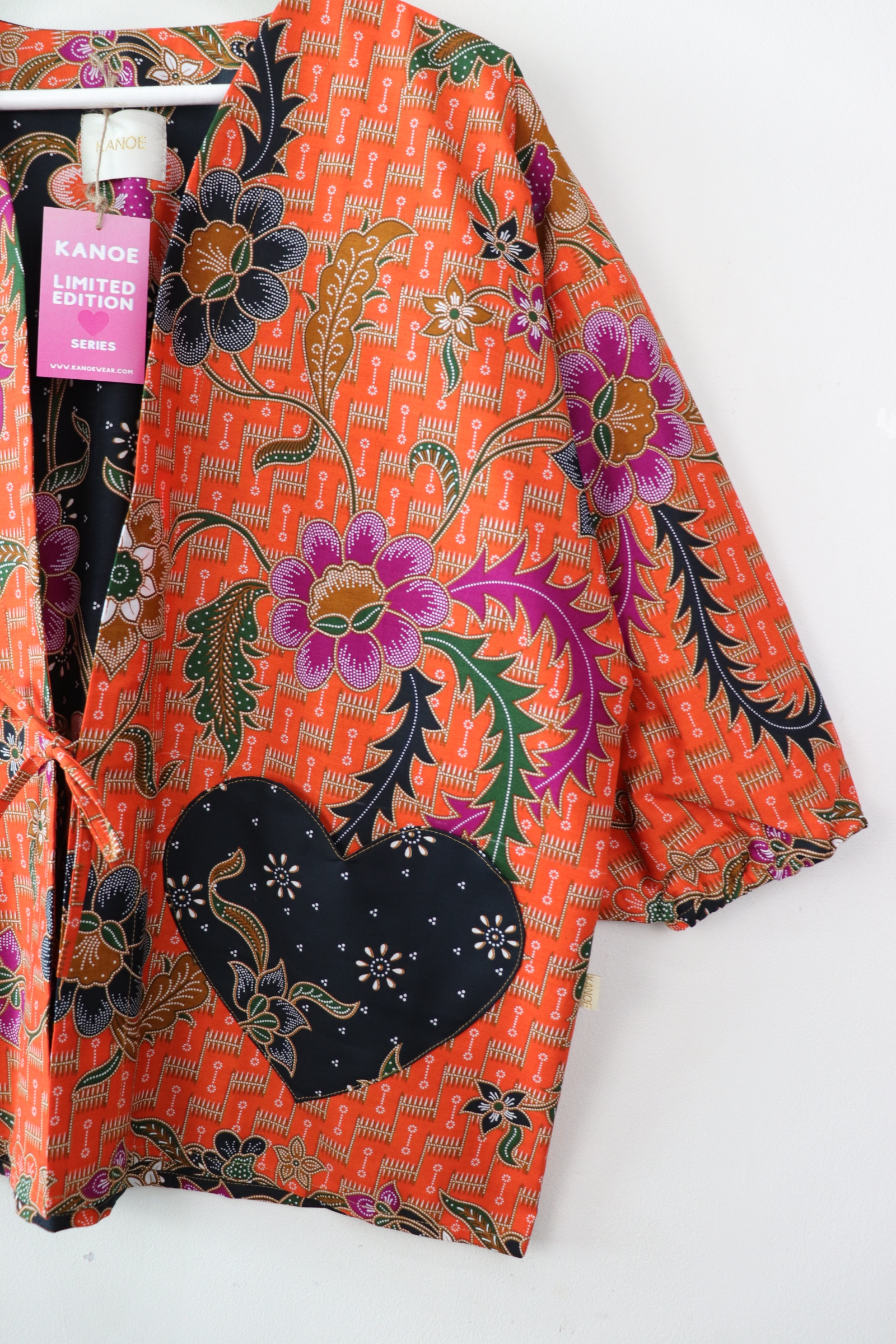 Kimono Signature Heart Pockets - Spring Parade