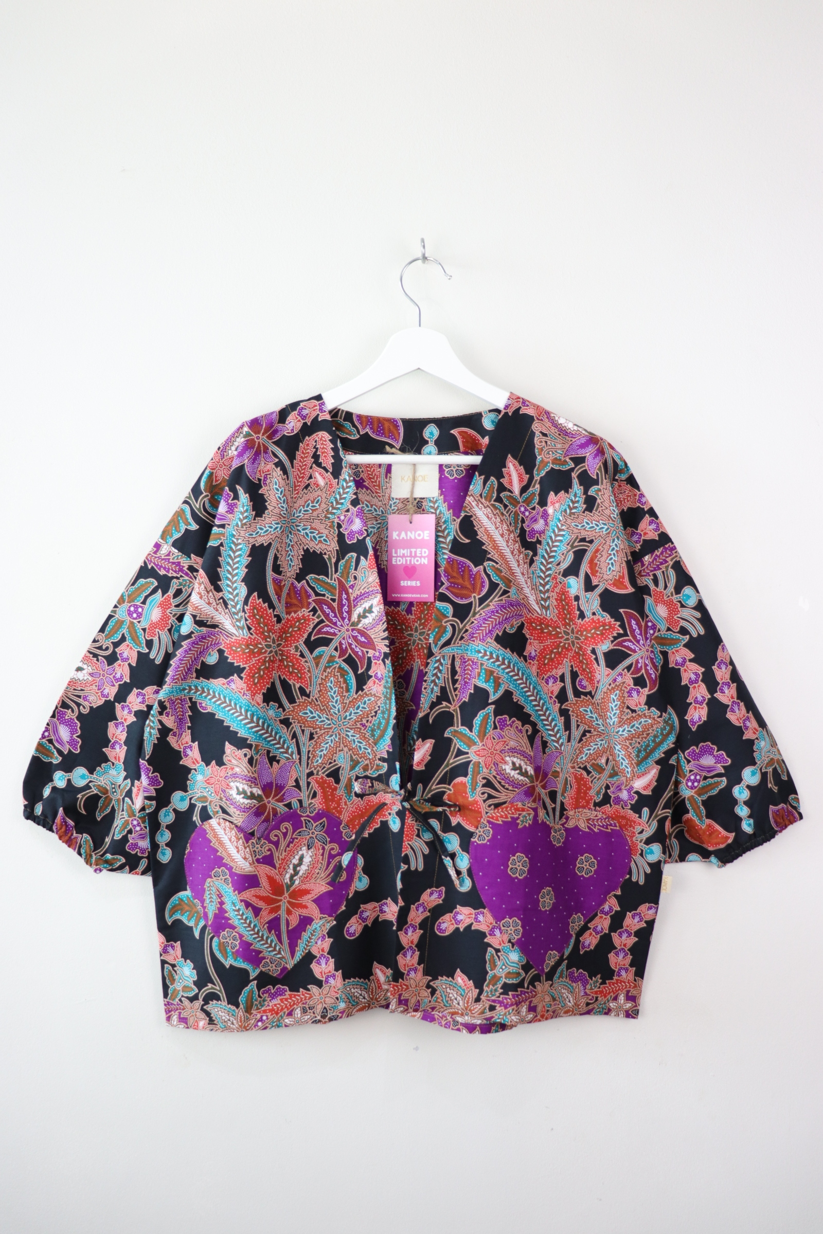 Kimono Signature Heart Pockets - Petal Blossom