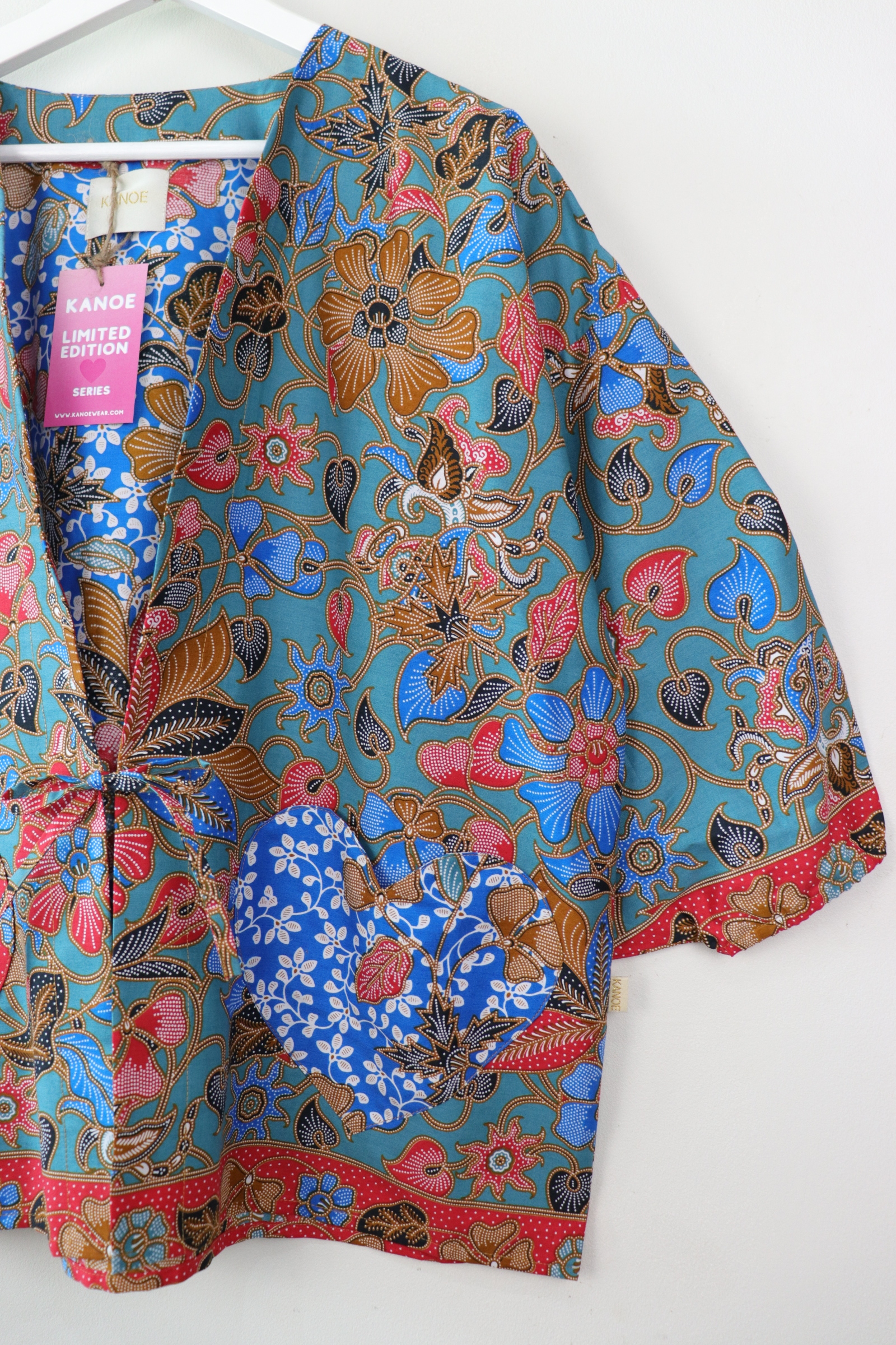 Kimono Signature Heart Pockets - Mellow Love