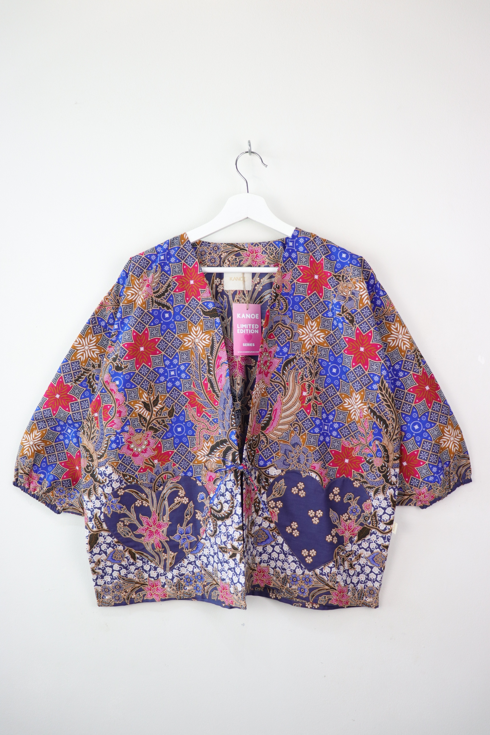 Kimono Signature Heart Pockets - Cloudy Love