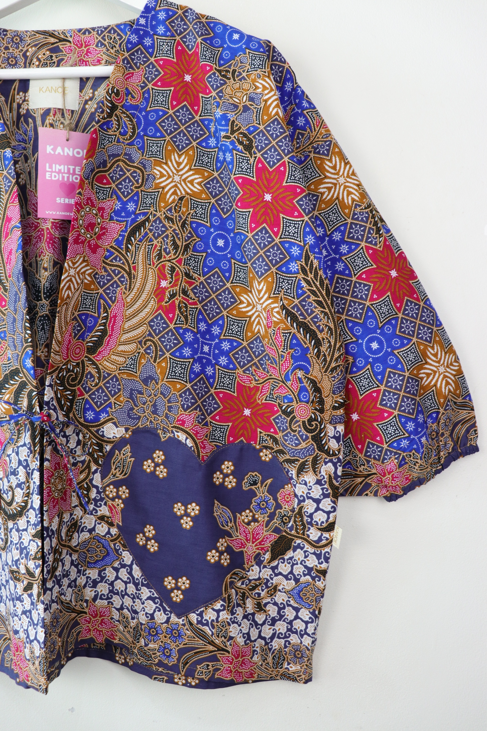 Kimono Signature Heart Pockets - Cloudy Love