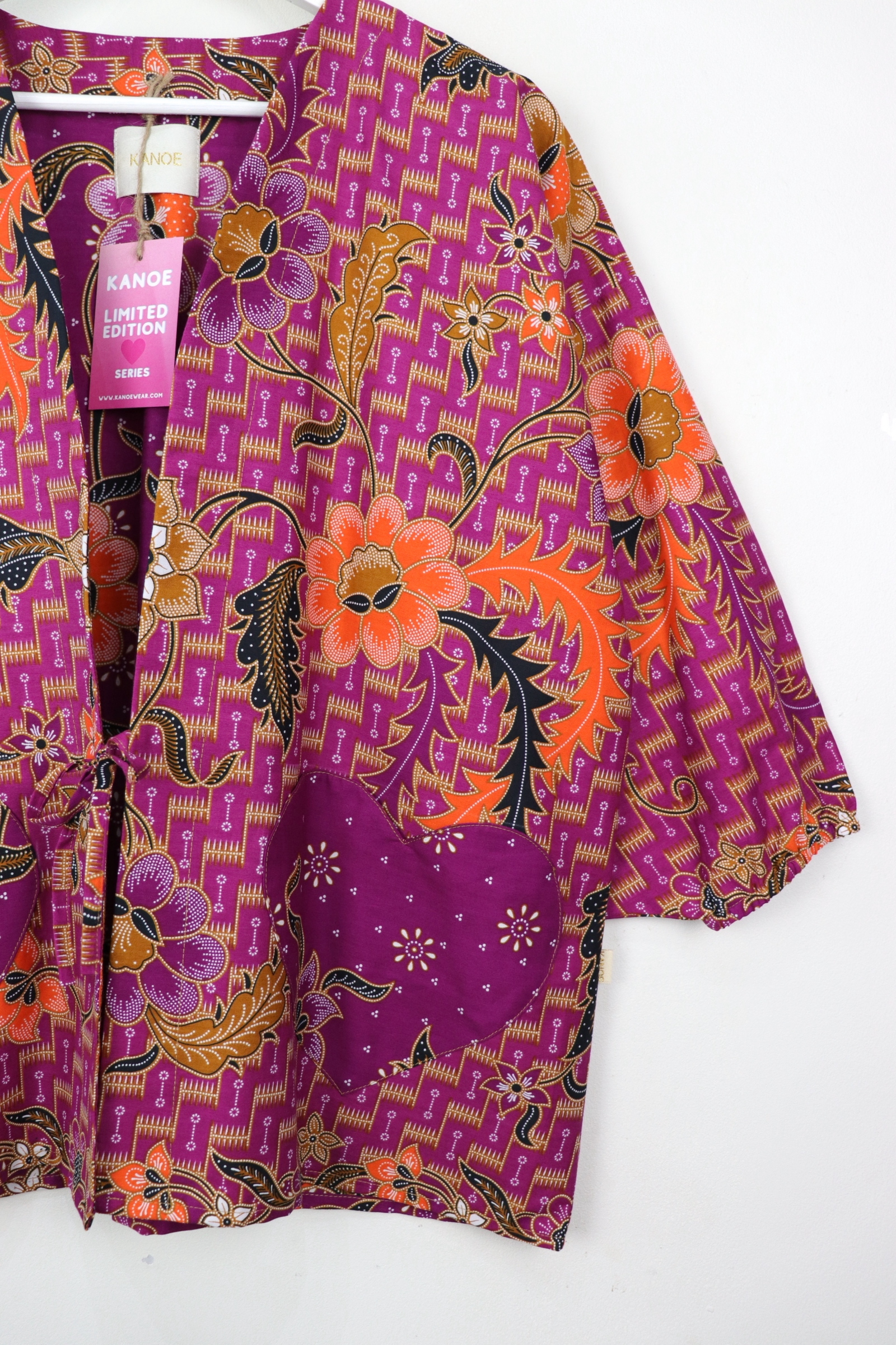 Kimono Signature Heart Pockets - Daydream Lover