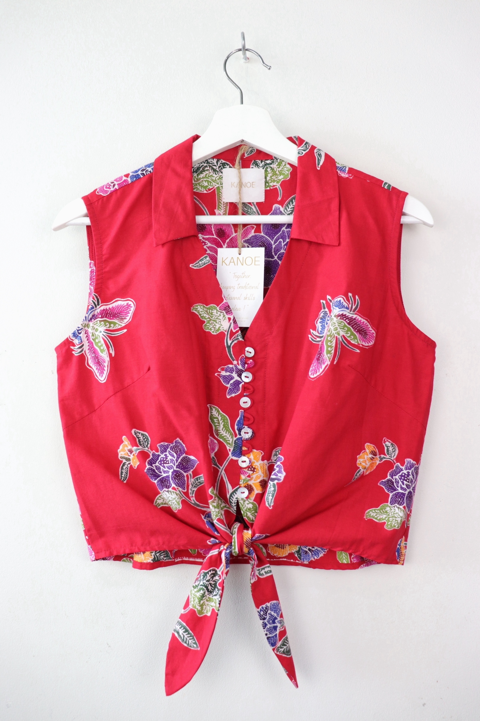 KANOE Classic Vintage Top - Sweet Pea [Handstamped Batik]