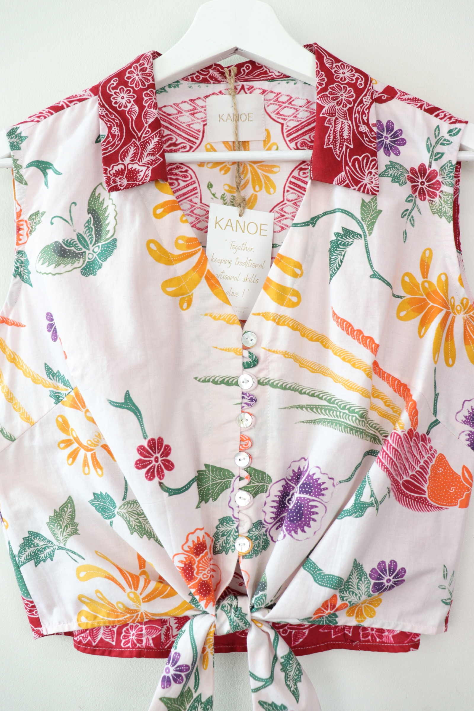 KANOE Classic Vintage Top - Summer Sun [Handstamped Batik]