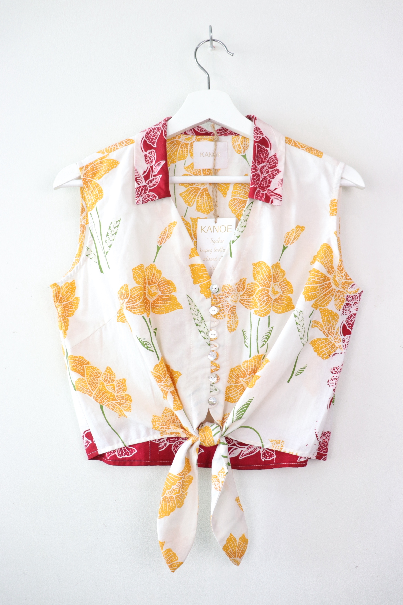 KANOE Classic Vintage Top - Daffodil Shine [Handstamped Batik]