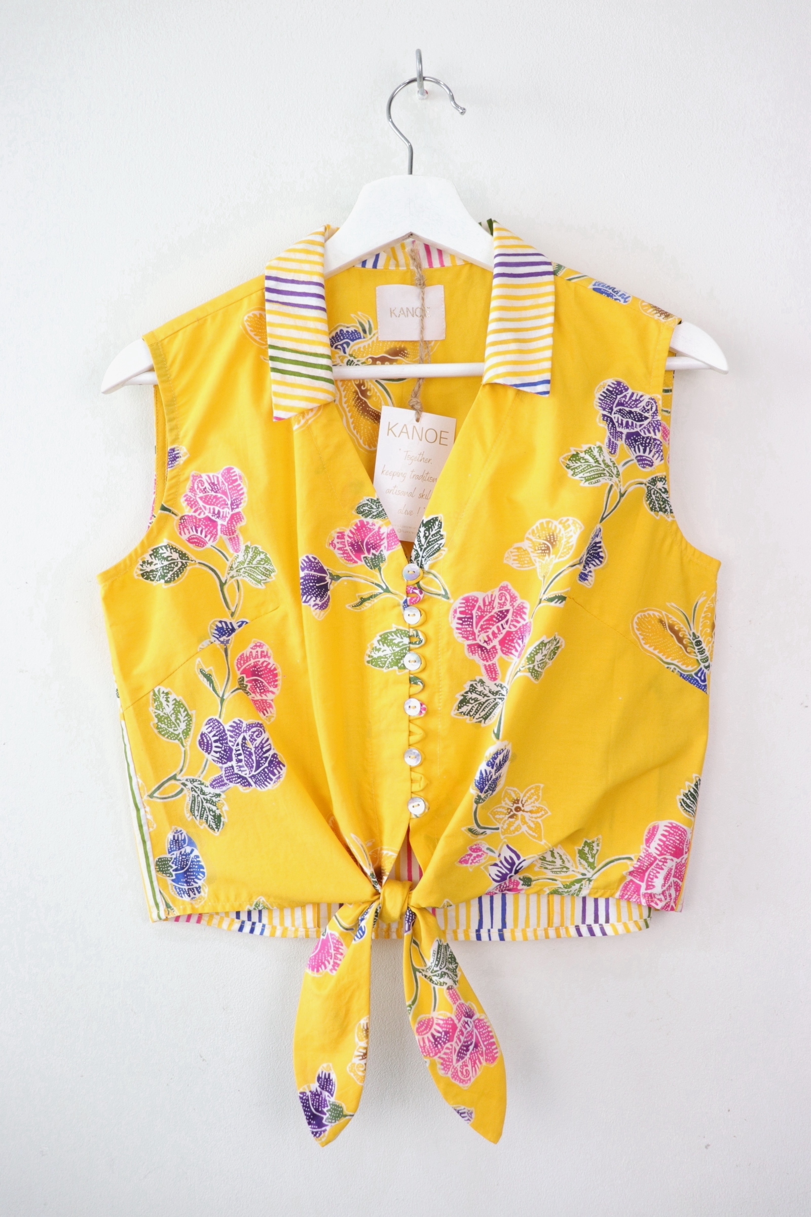 KANOE Classic Vintage Top - Marigold [Handstamped Batik]