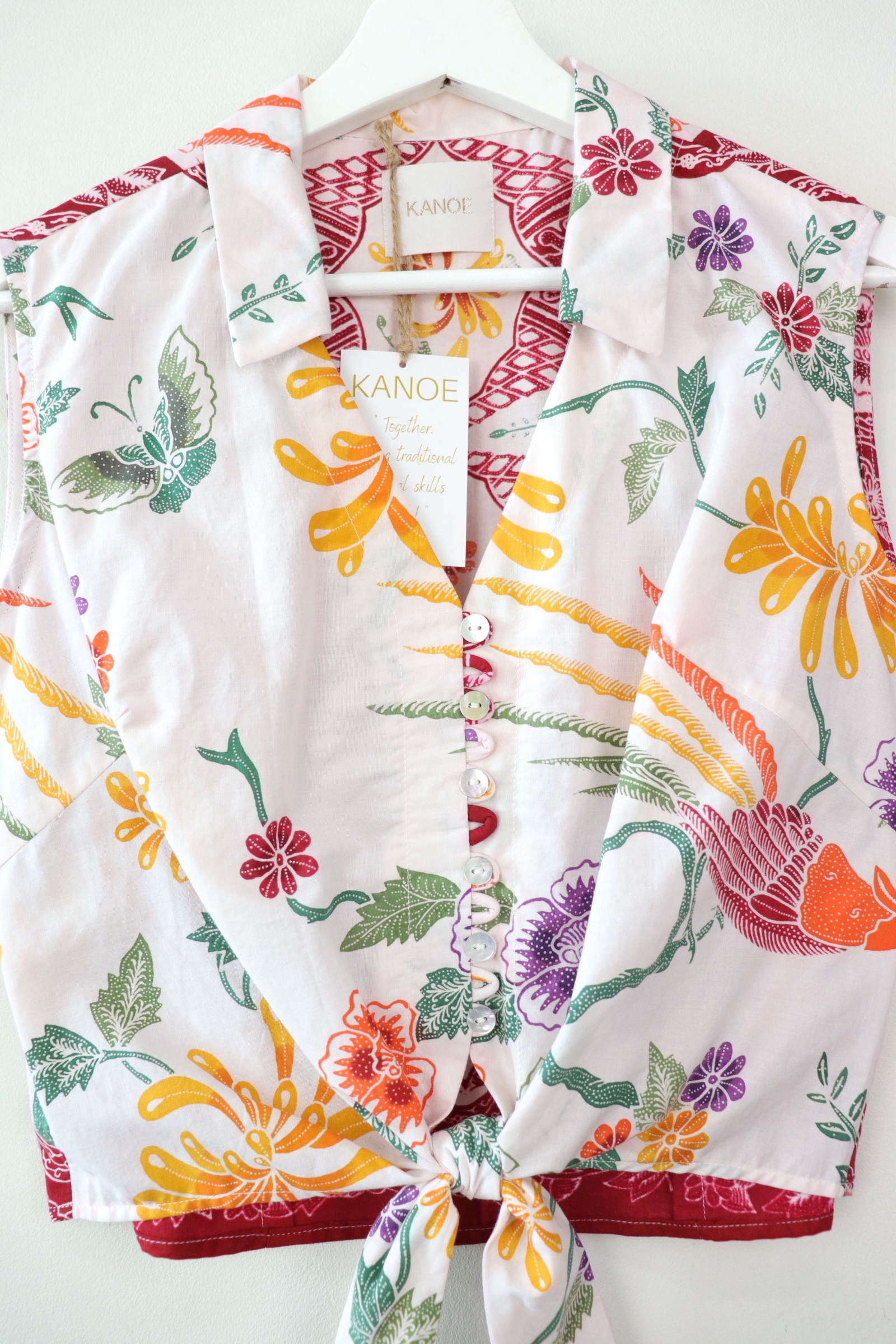 KANOE Classic Vintage Top - Tropical Paradise [Handstamped Batik]