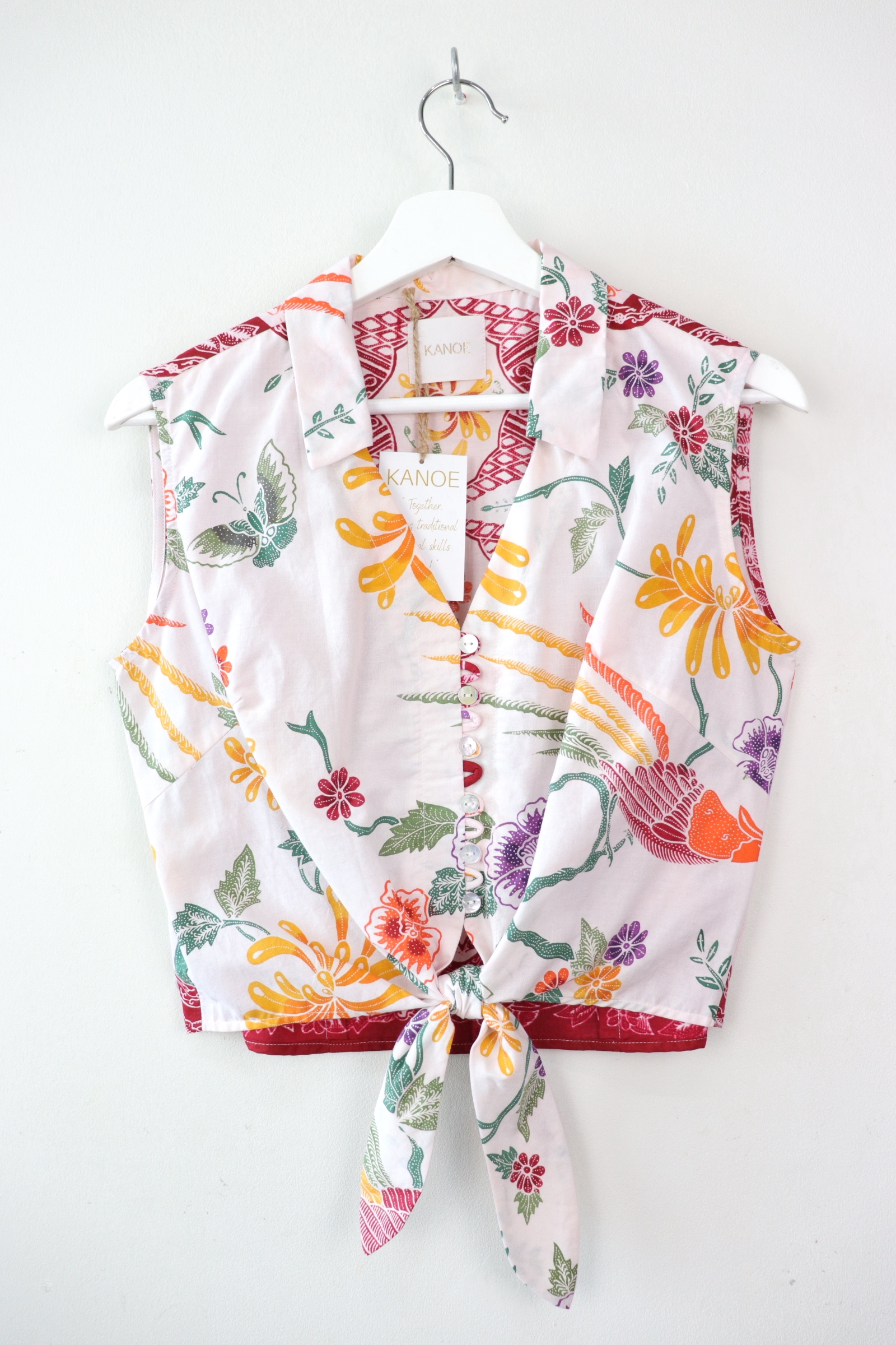 KANOE Classic Vintage Top - Tropical Paradise [Handstamped Batik]