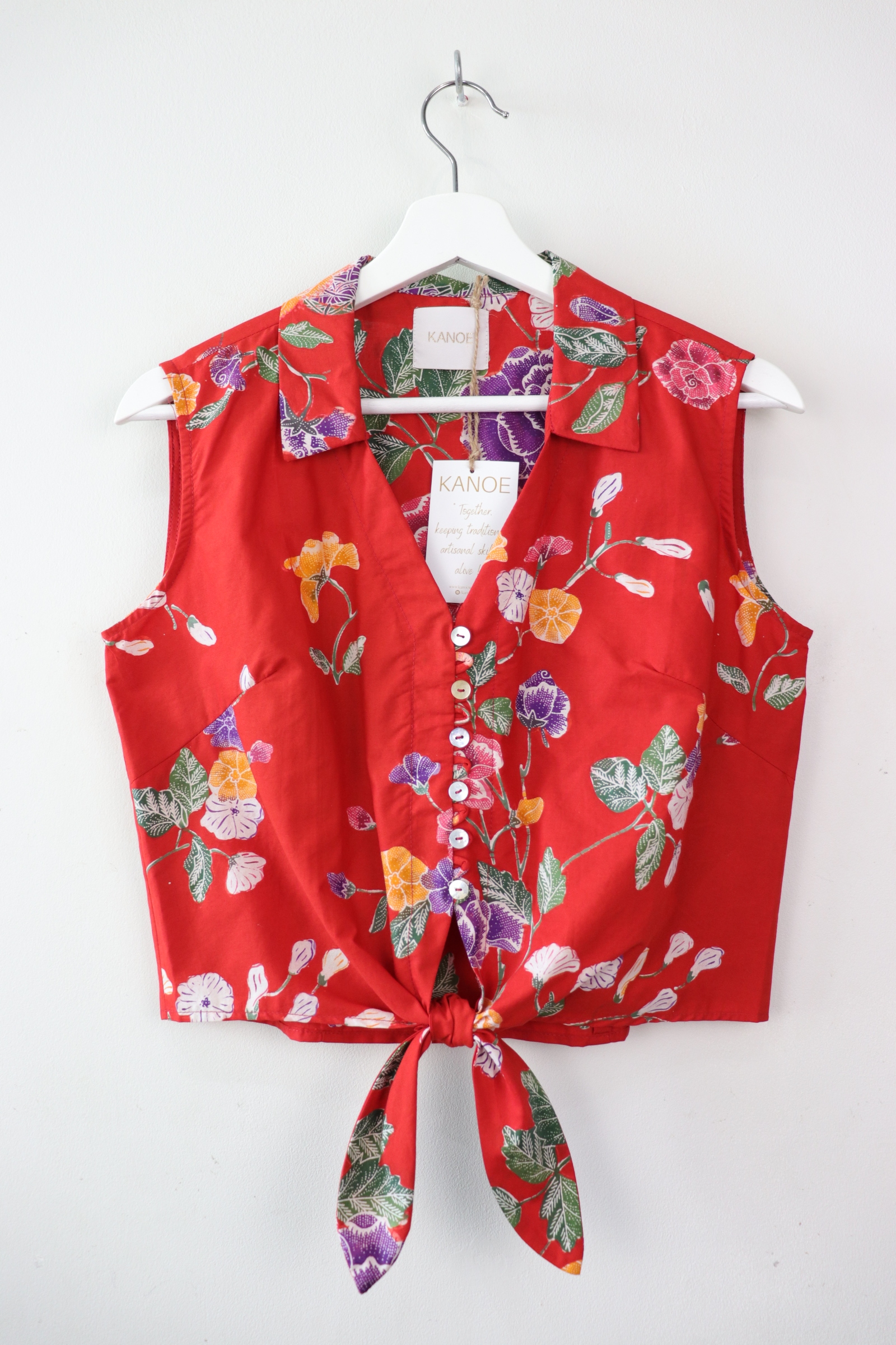 KANOE Classic Vintage Top - Festive Lights [Handstamped Batik]