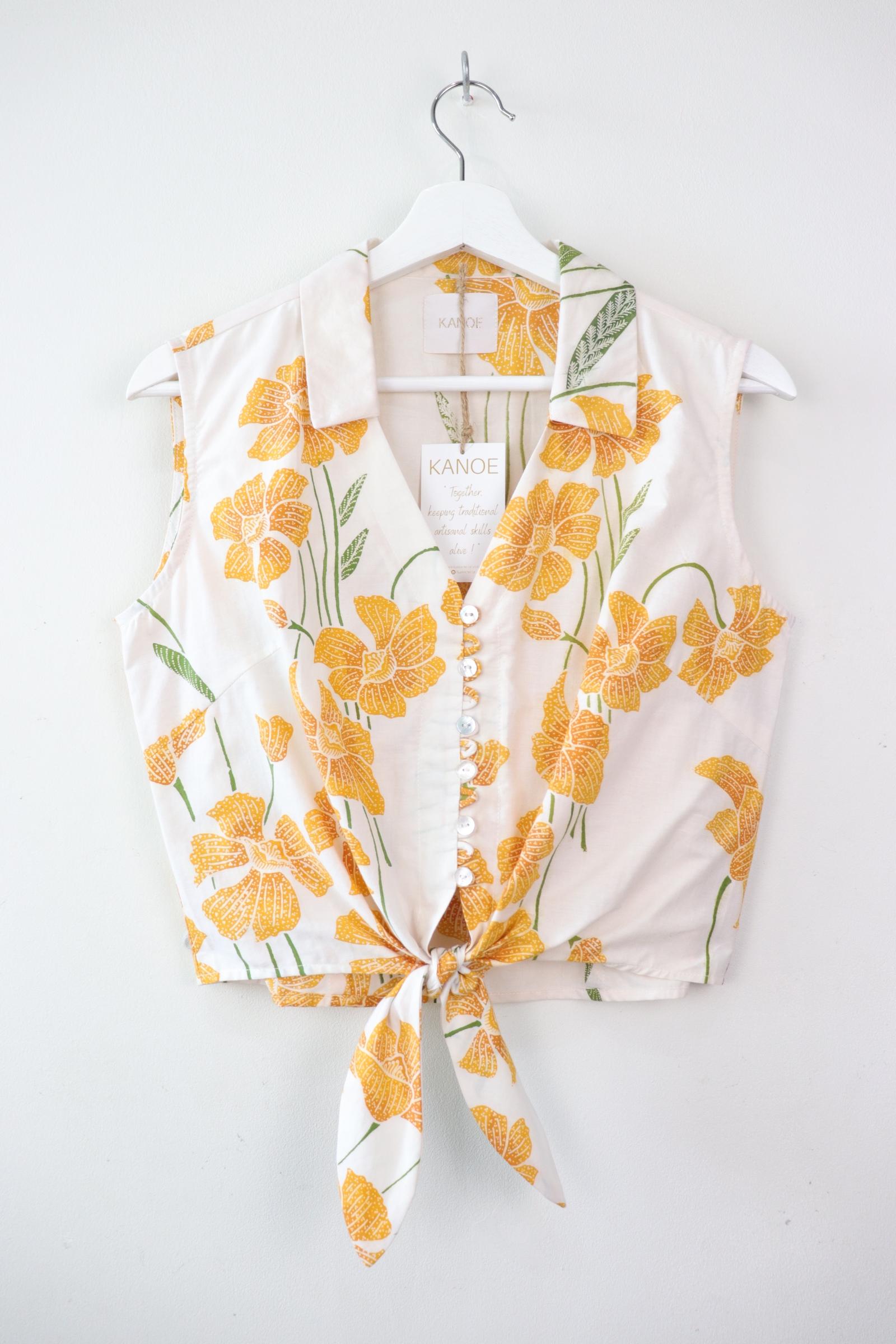 KANOE Classic Vintage Top - Daisy Dream [Handstamped Batik]