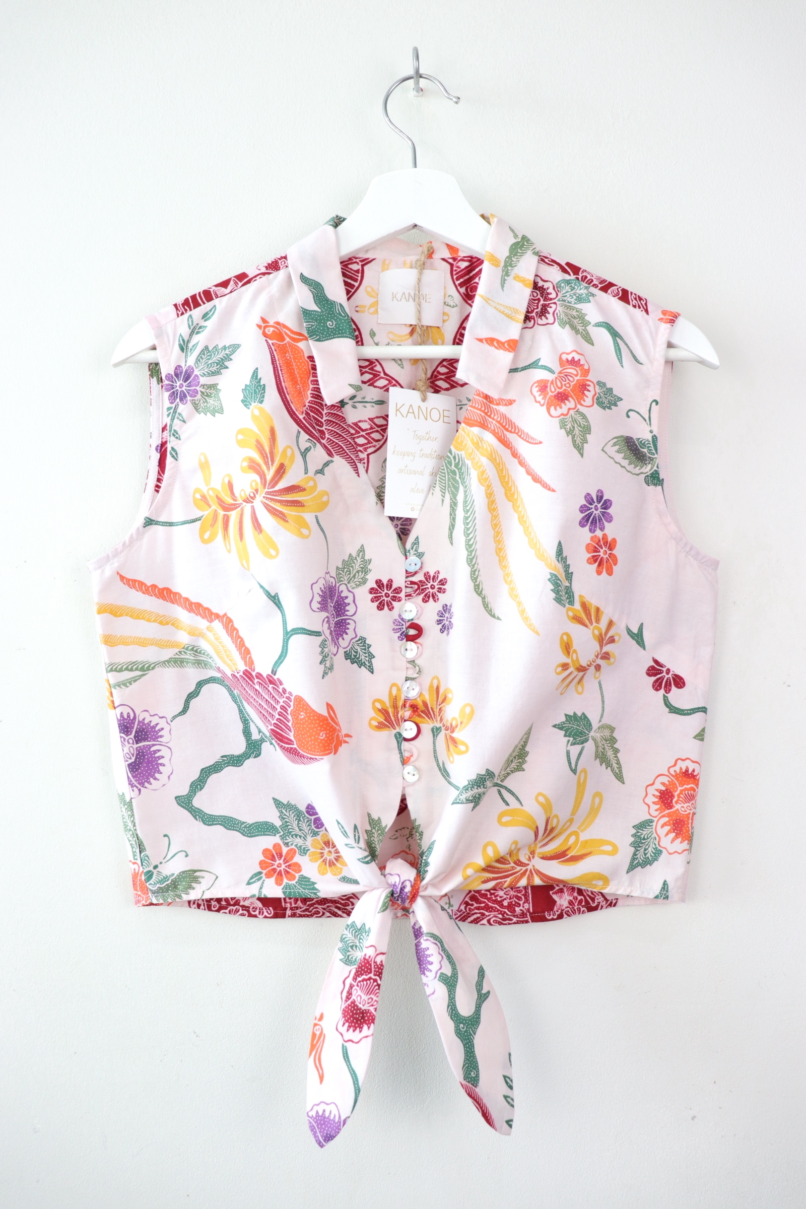 KANOE Classic Vintage Top - Shining Rays [Handstamped Batik]