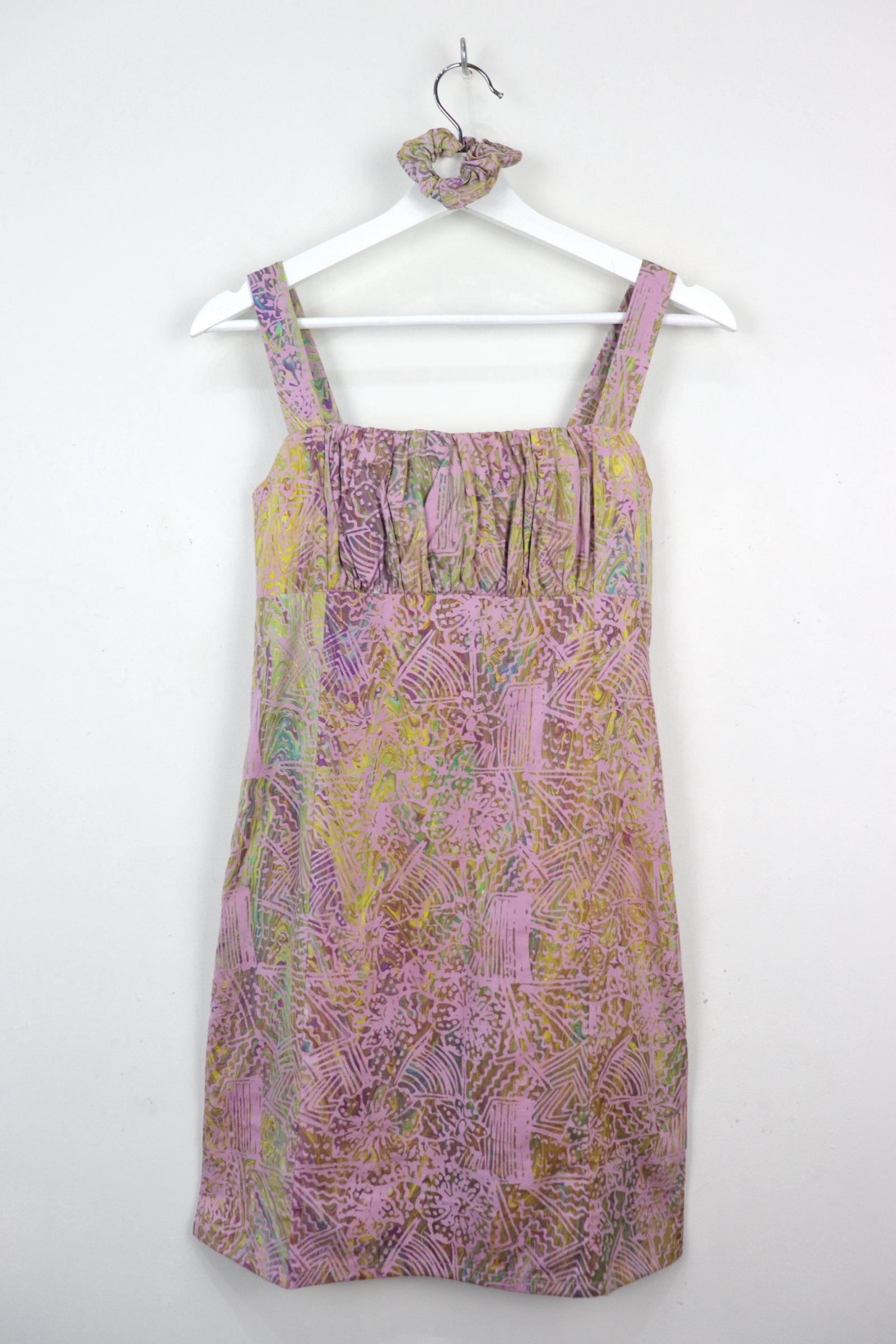 Hand Marbled Batik Dress - Lily