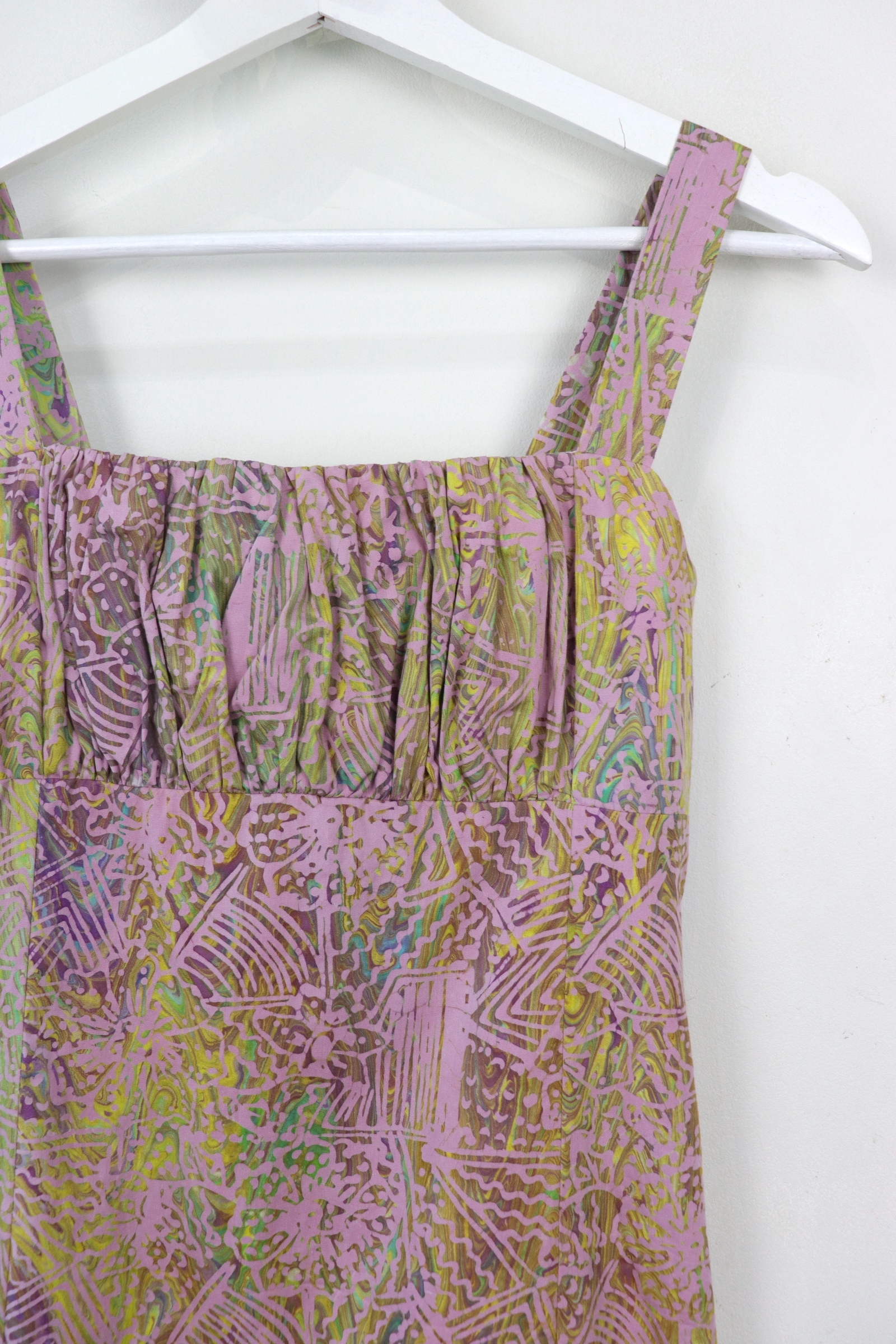 Hand Marbled Batik Dress - Lily