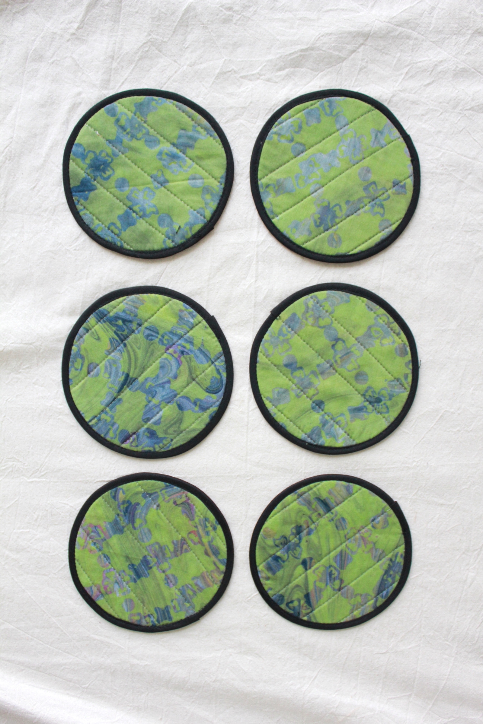 Batik Coaster - Affogato ( Set of 6 )