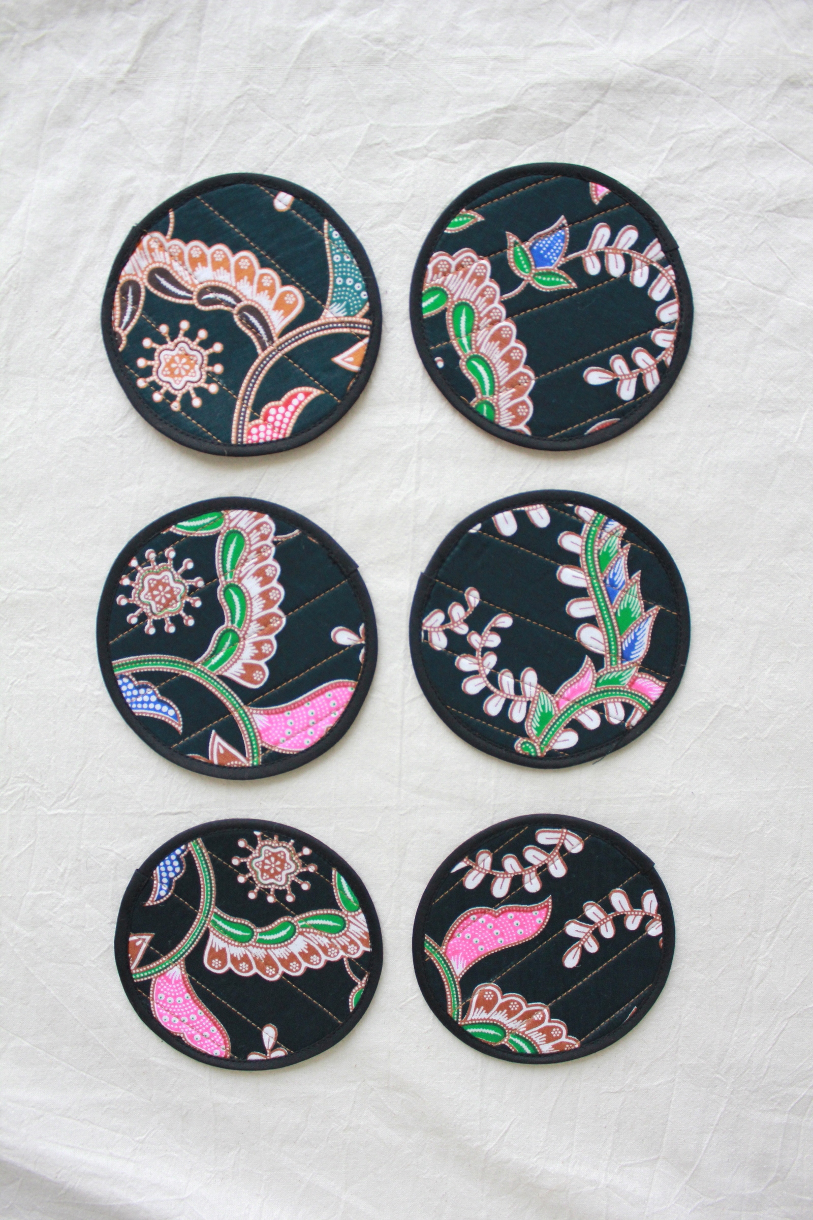 Batik Coaster - Macchiato ( Set of 6 )