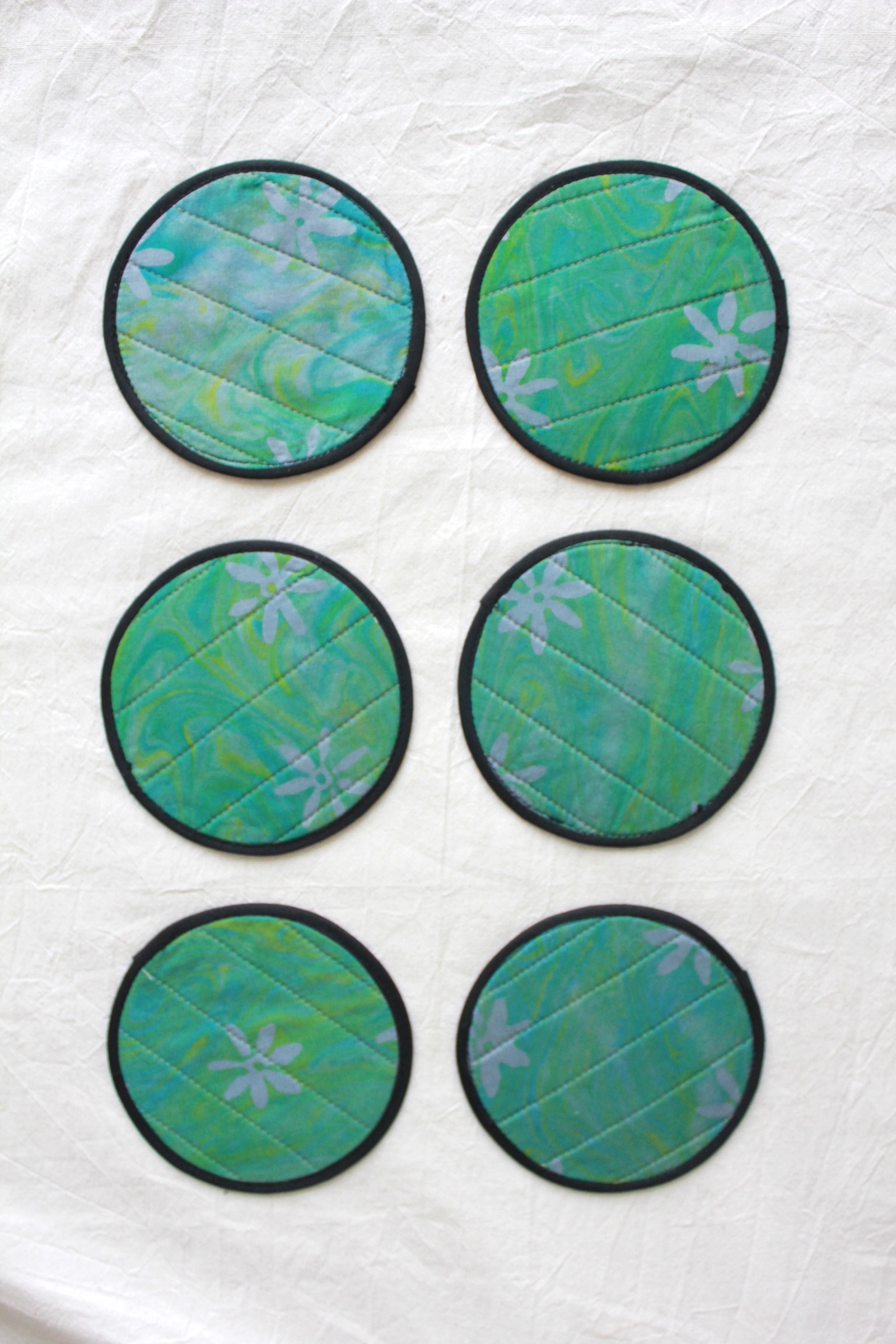 Batik Coaster - Macchiato ( Set of 6 )