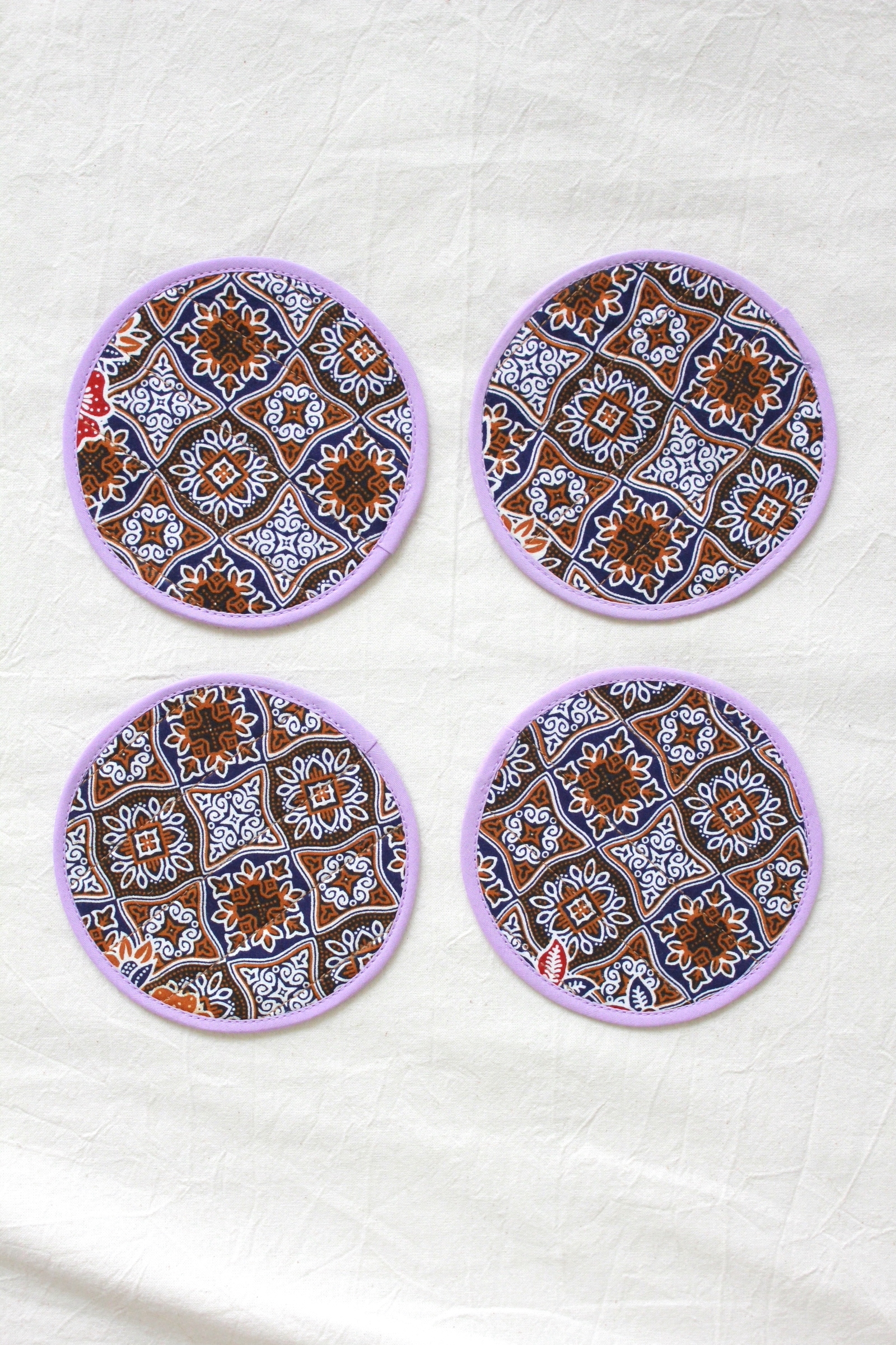 Batik Coaster - Marble Breeze ( Set of 4 )
