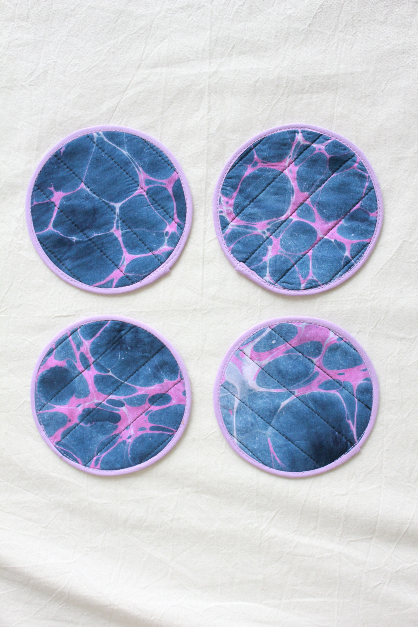Batik Coaster - Marble Galaxy ( Set of 4 )
