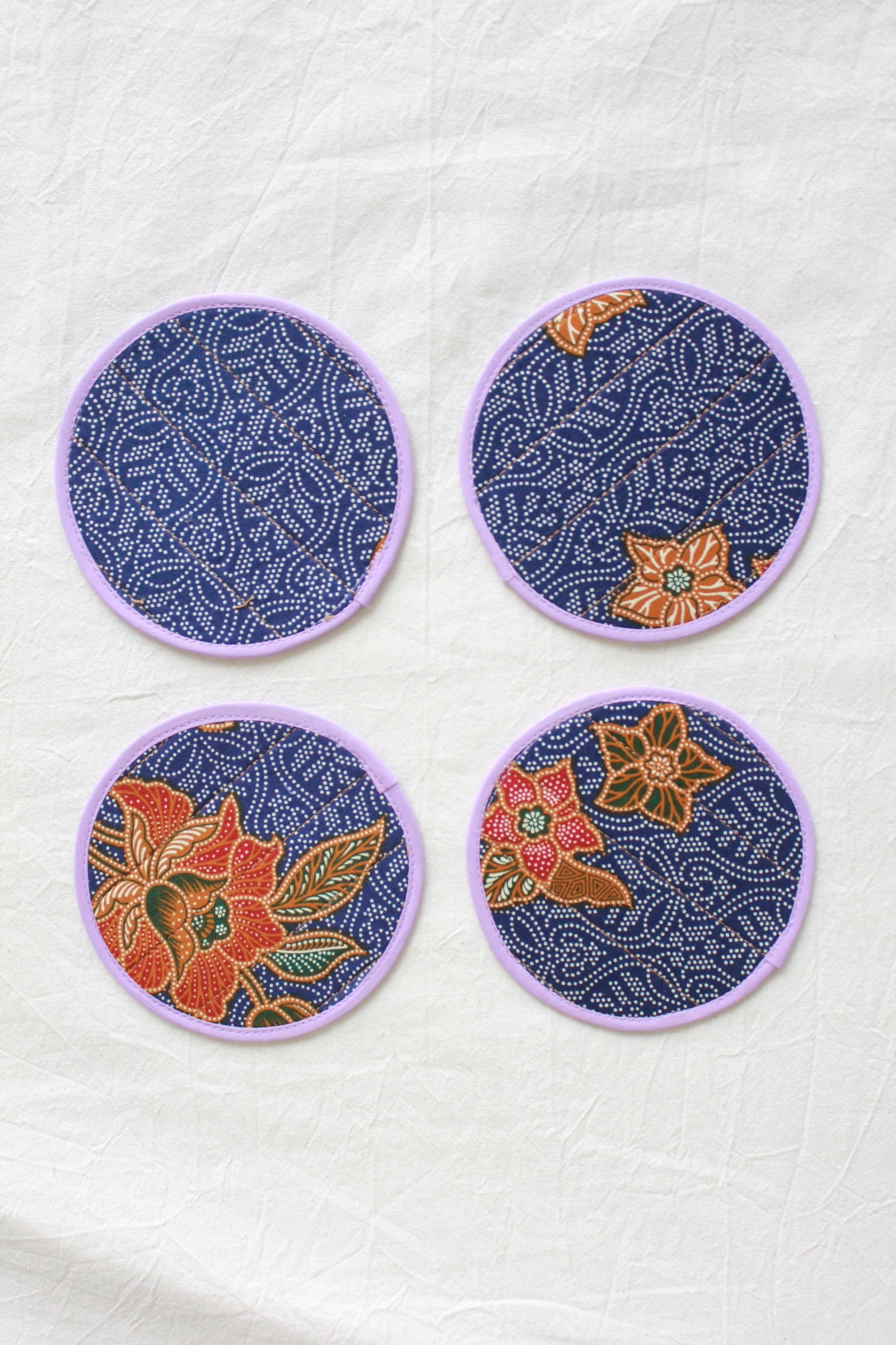 Batik Coaster - Marble Galaxy ( Set of 4 )