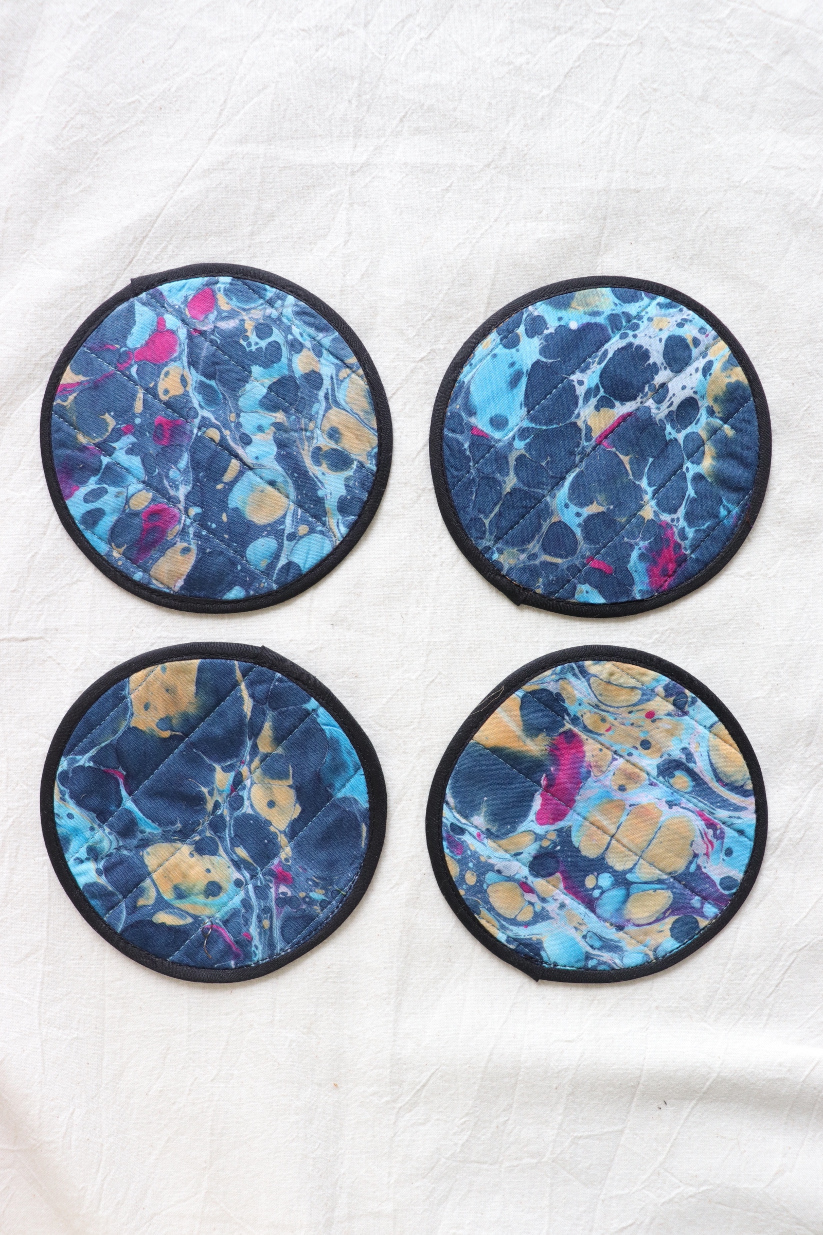 Batik Coaster - Berry Blast ( Set of 4 )