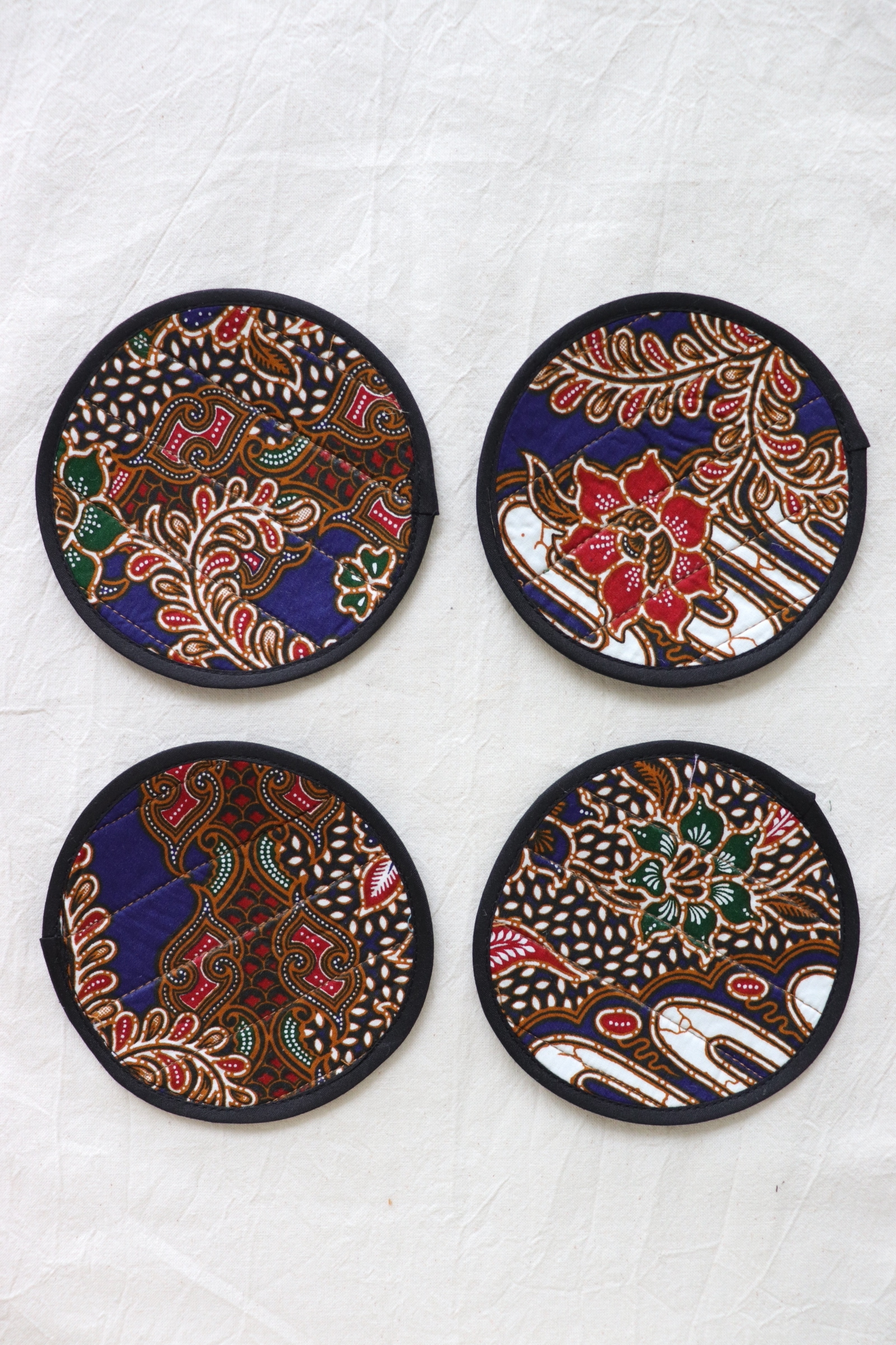 Batik Coaster - Berry Blast ( Set of 4 )