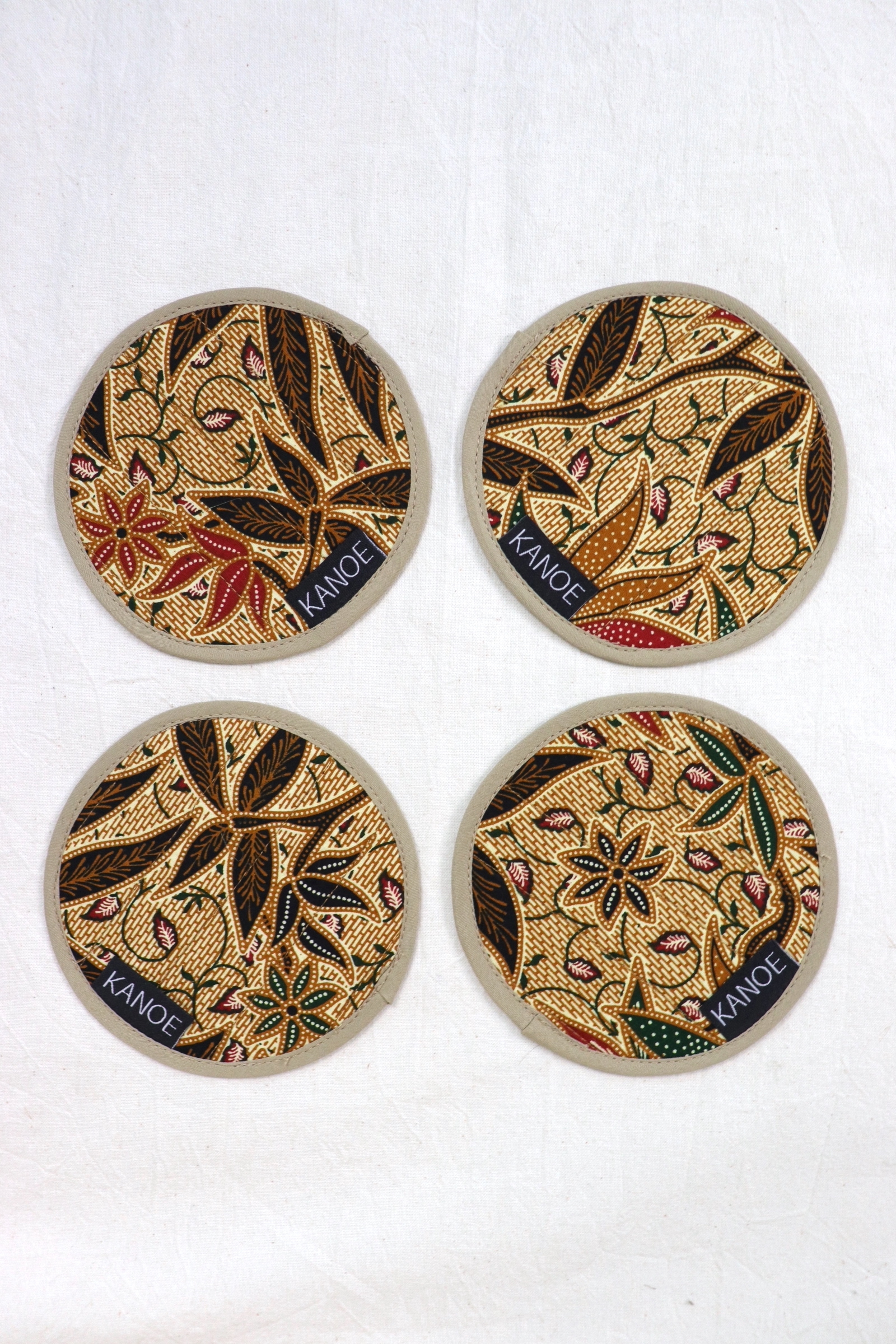 Batik Coaster - Apple Crumble ( Set of 4 )