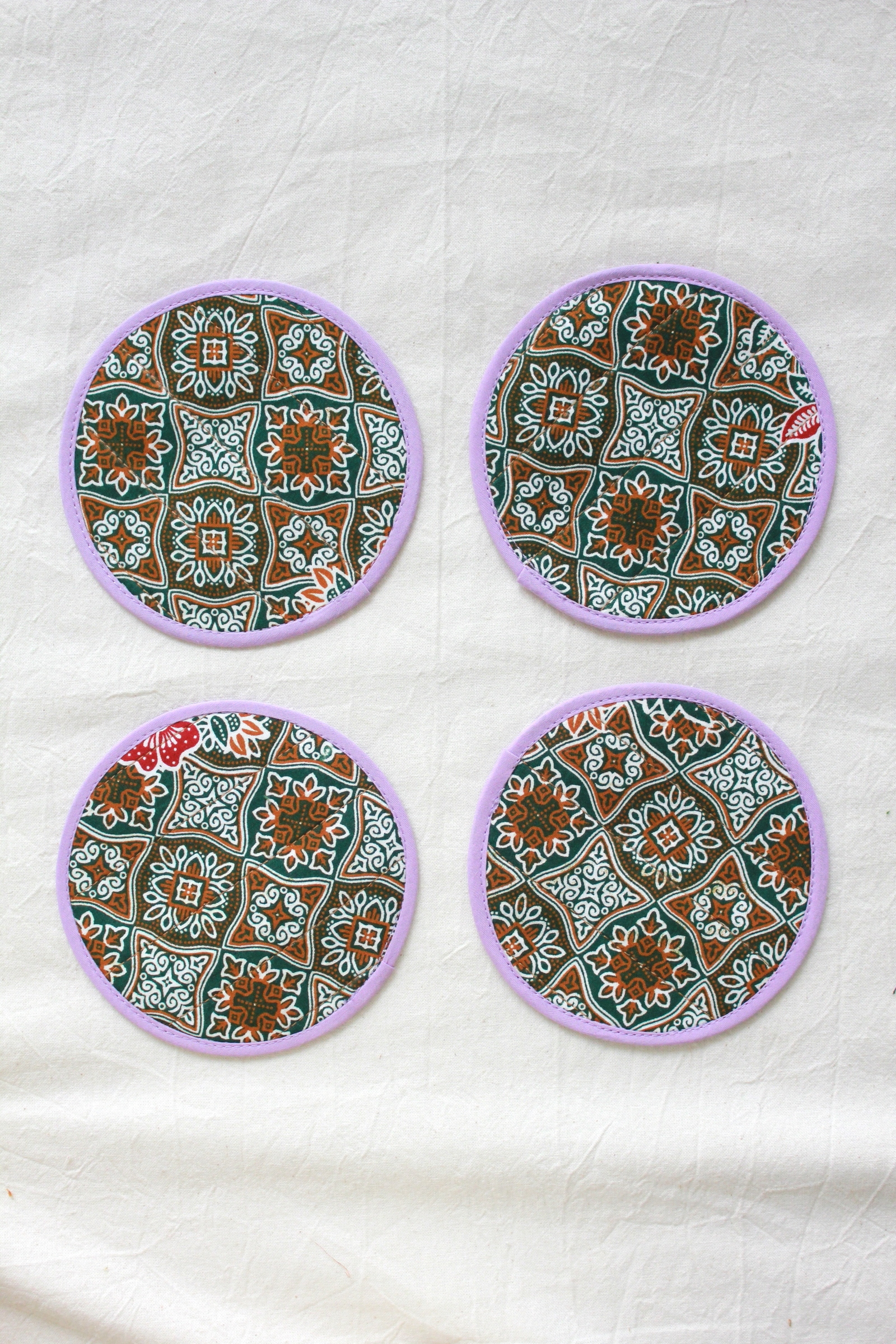 Batik Coaster - Milkis Soda  ( Set of 4 )