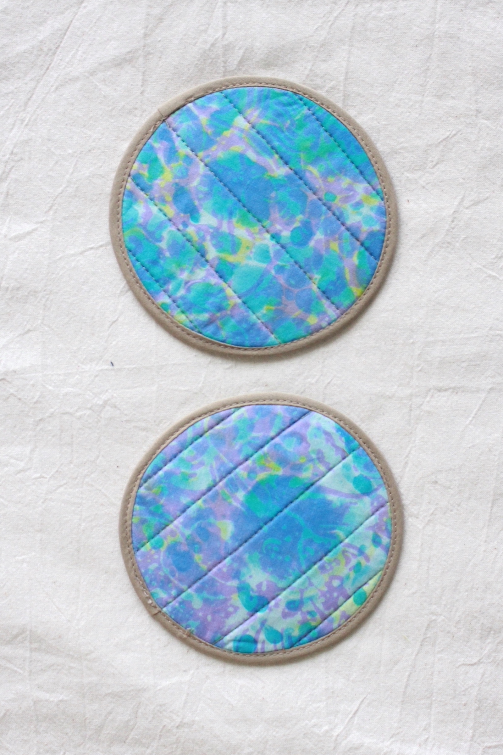 Batik Coaster - Berry Punch ( Set of 2 )